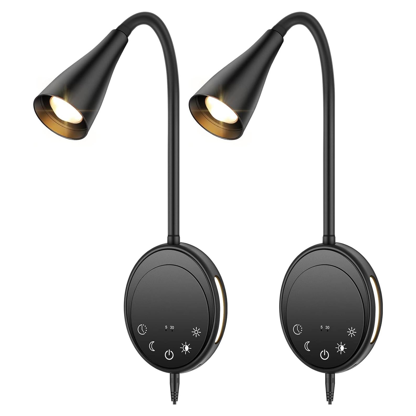 Luz de Lectura LED Montada en Pared SANKEDOU con USB y 5 Niveles