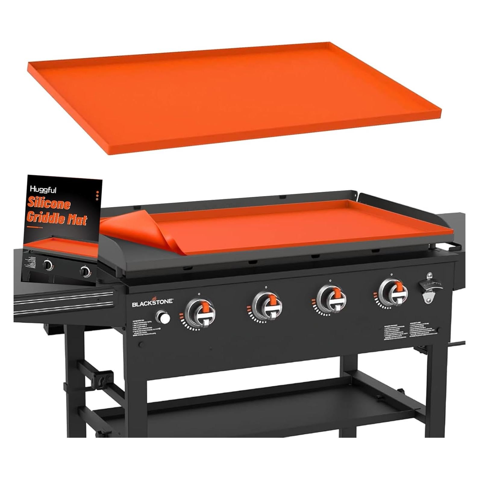 Alfombrilla de silicona Huggful 43x37 cm para plancha Blackstone