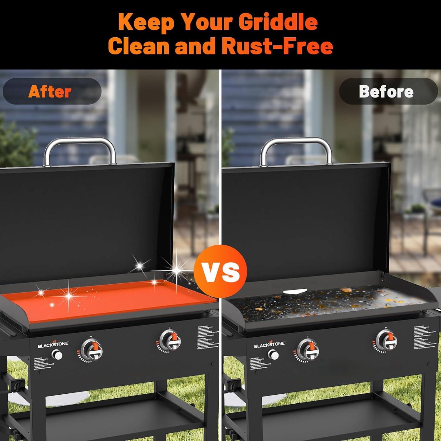 Alfombrilla de silicona Huggful 43x37 cm para plancha Blackstone