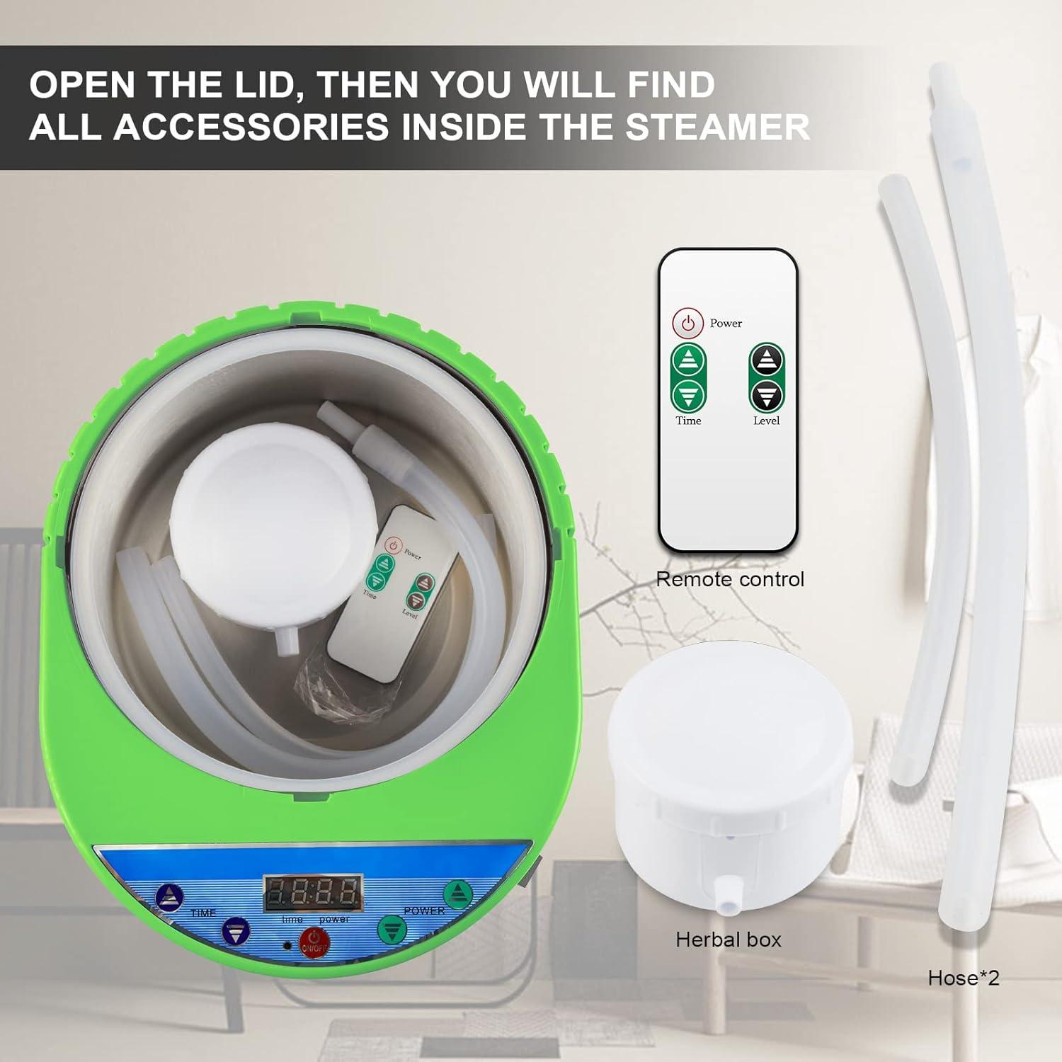 Olla de Vapor ZONEMEL 4L con Control Remoto y Acero Inoxidable