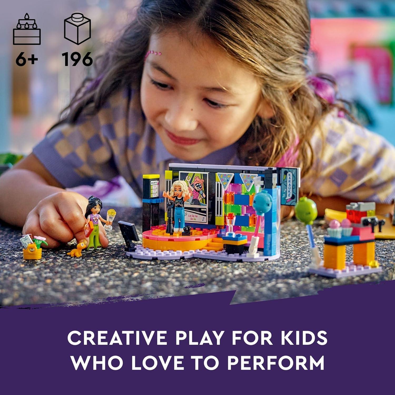 LEGO Friends Karaoke Music Party 42610 - Juguete Musical 196 Piezas