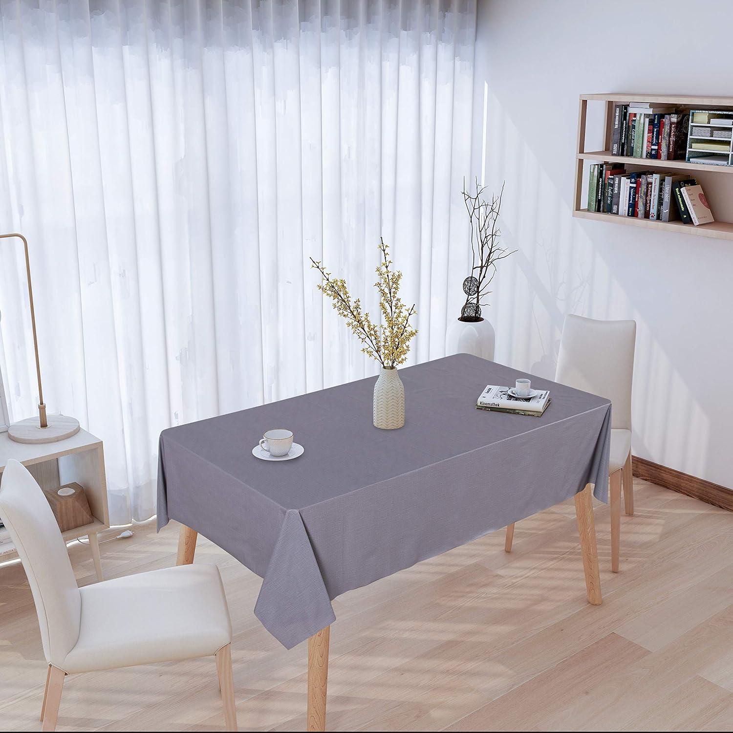 Mantel Rectangular Sancua 137x198 cm Impermeable Gris