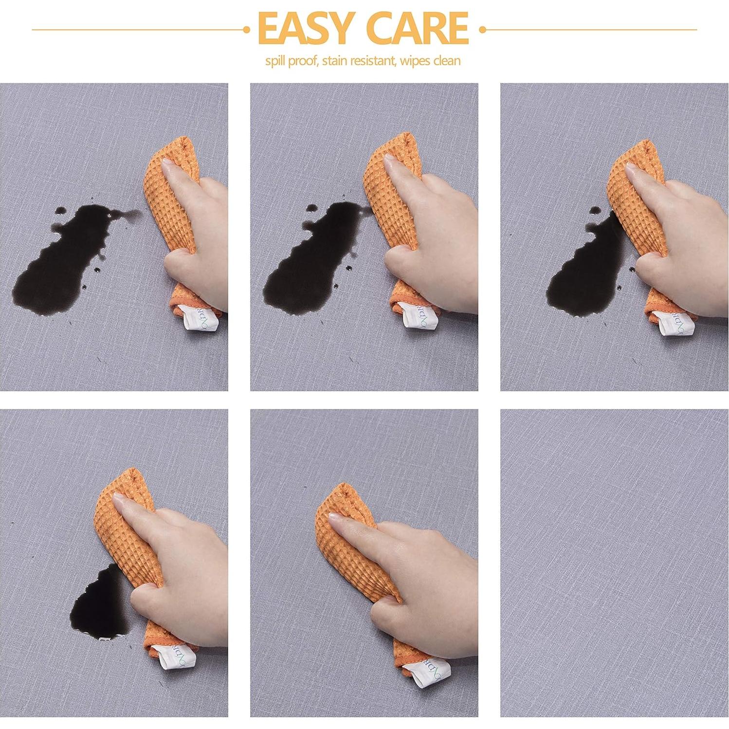 Mantel Rectangular Sancua 137x198 cm Impermeable Gris