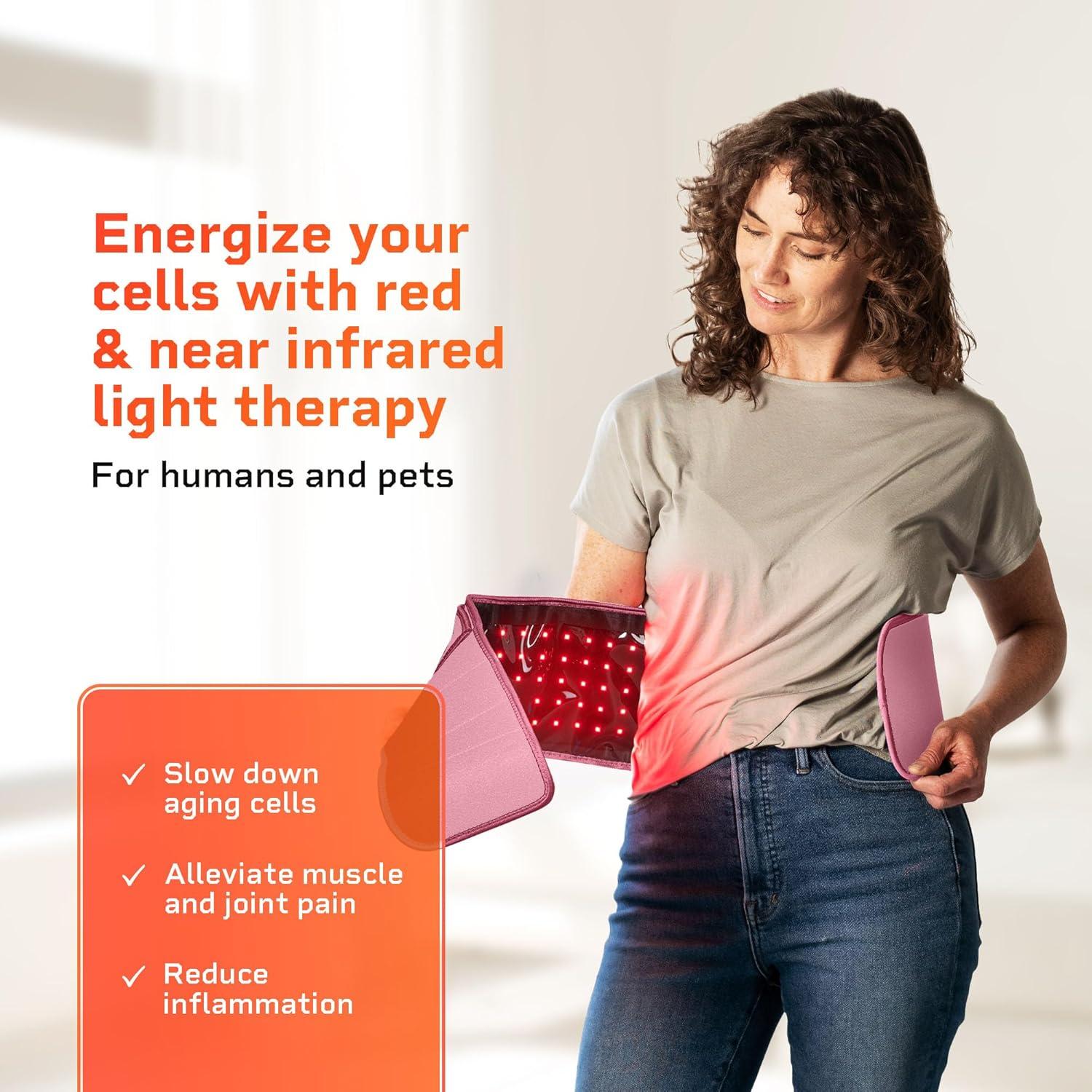 Cinturón Terapia Luz Roja LifePro - 660nm y 850nm Infrarrojo