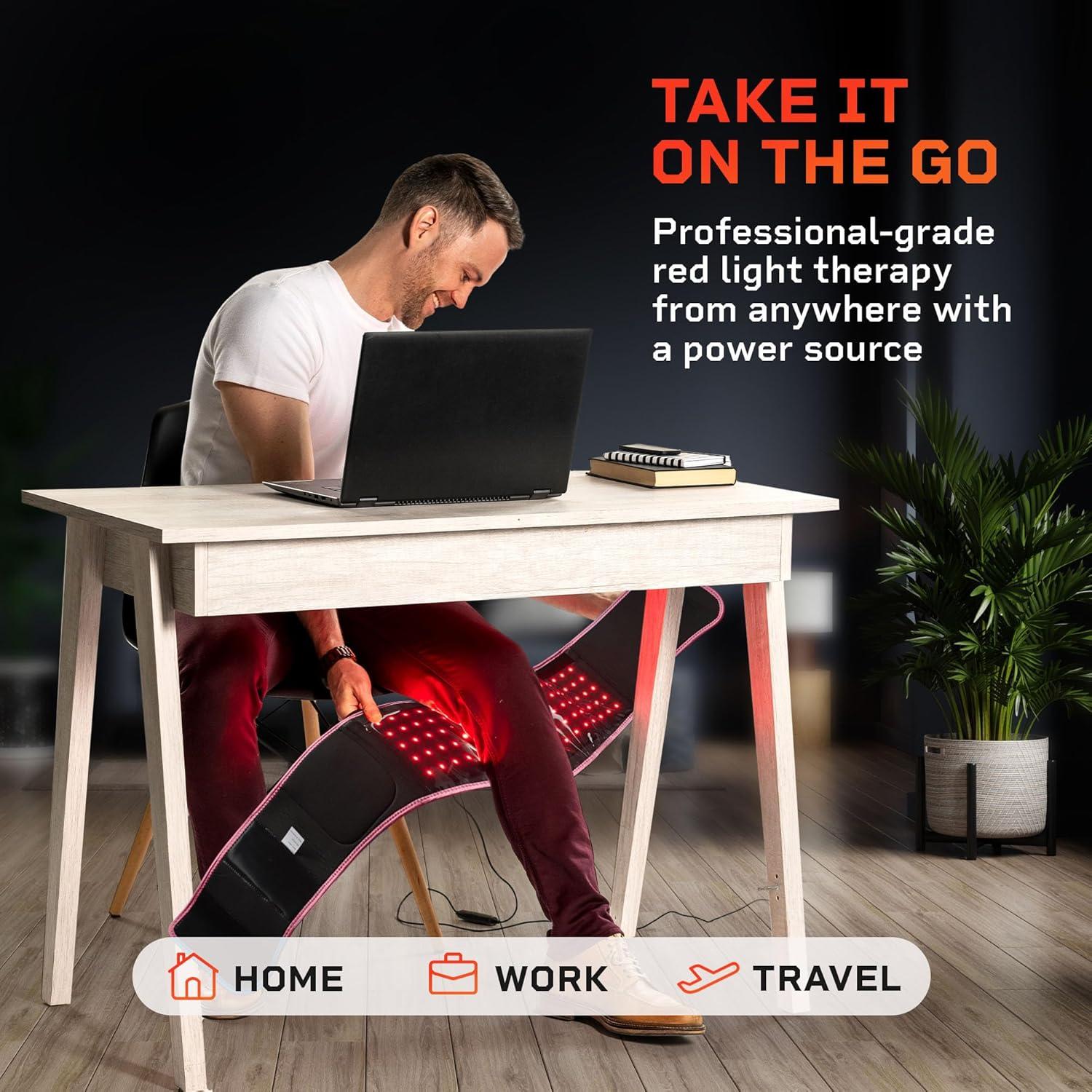 Cinturón Terapia Luz Roja LifePro - 660nm y 850nm Infrarrojo