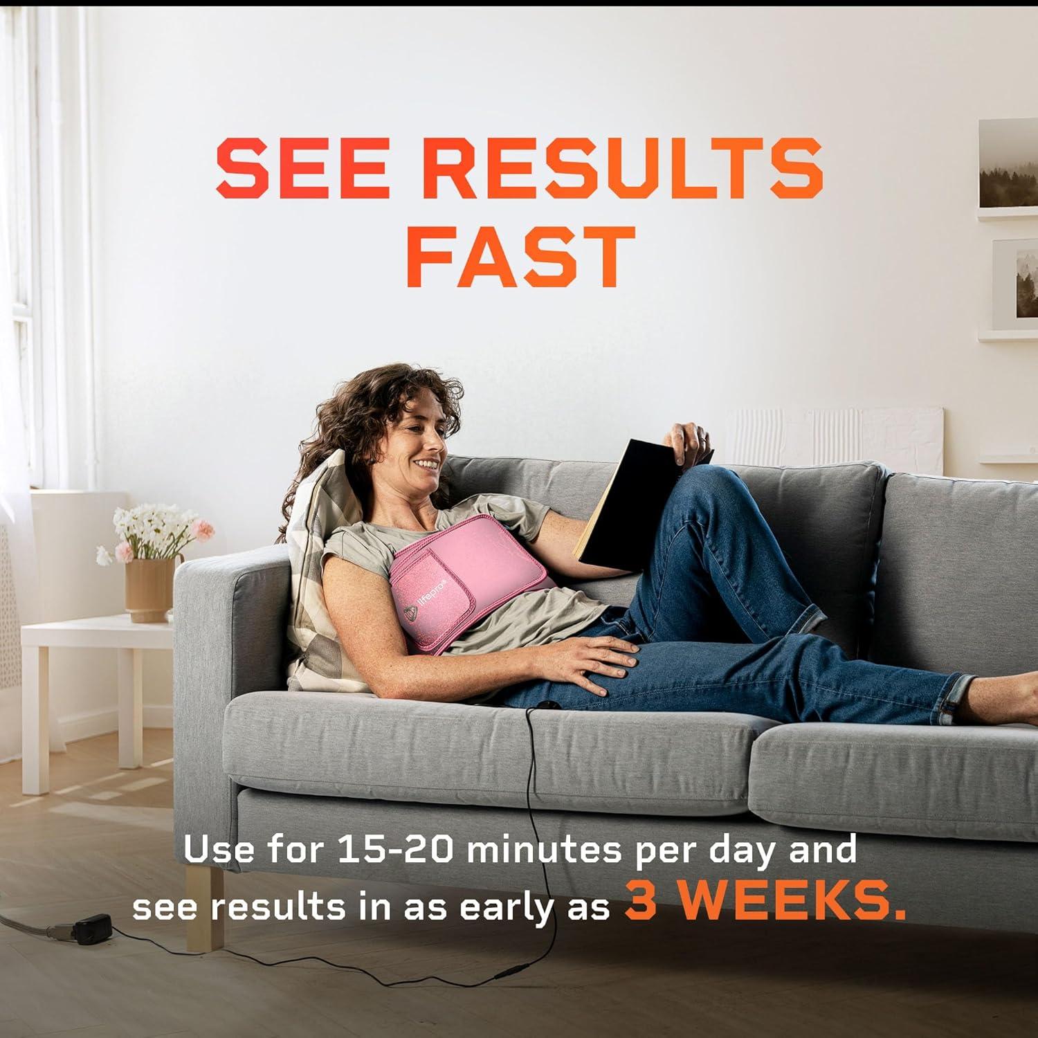 Cinturón Terapia Luz Roja LifePro - 660nm y 850nm Infrarrojo