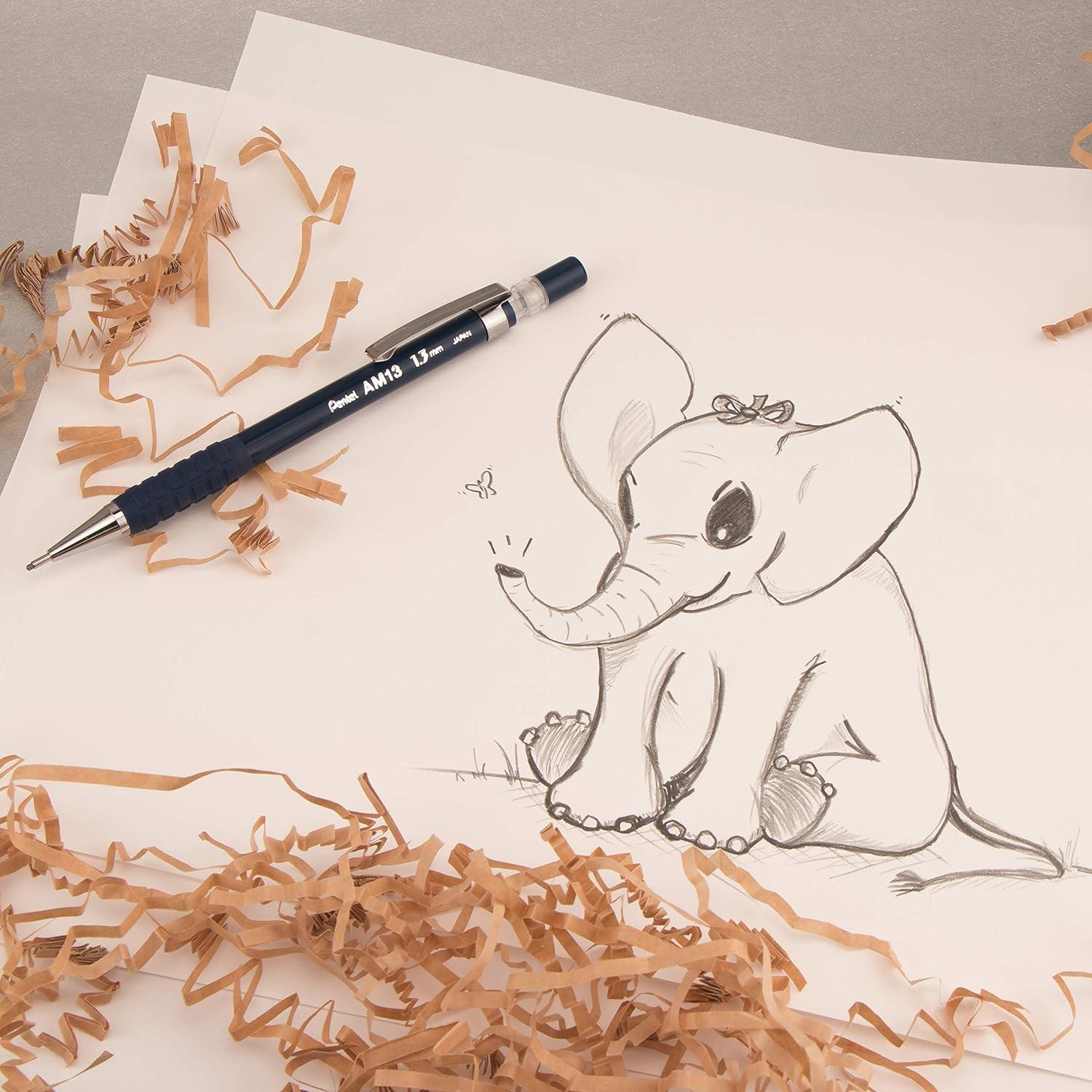 Lápiz Mecánico Pentel Sharp HD 1.3mm Azul con Recarga