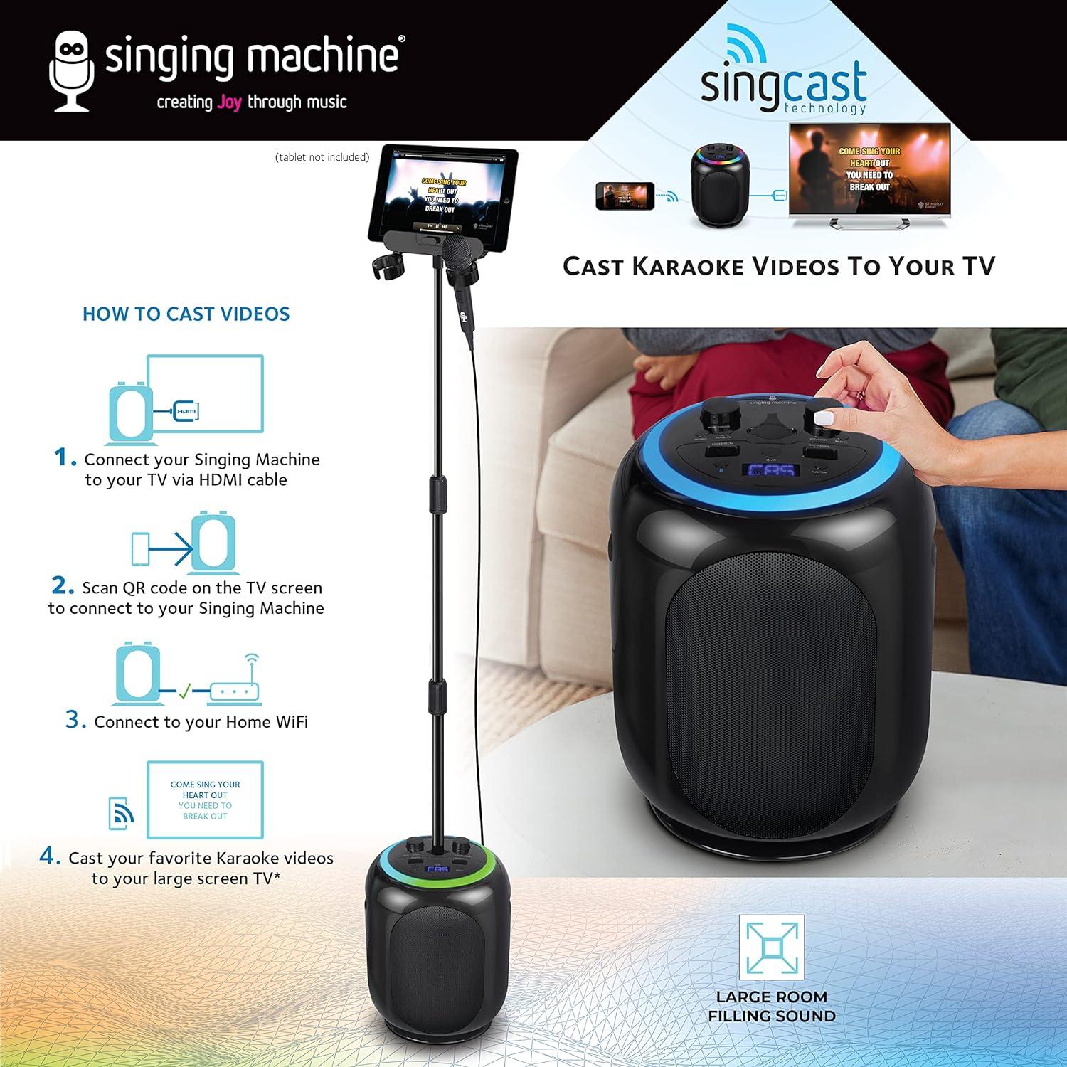 Máquina de Karaoke Singing Machine SMC2035 35W Bluetooth