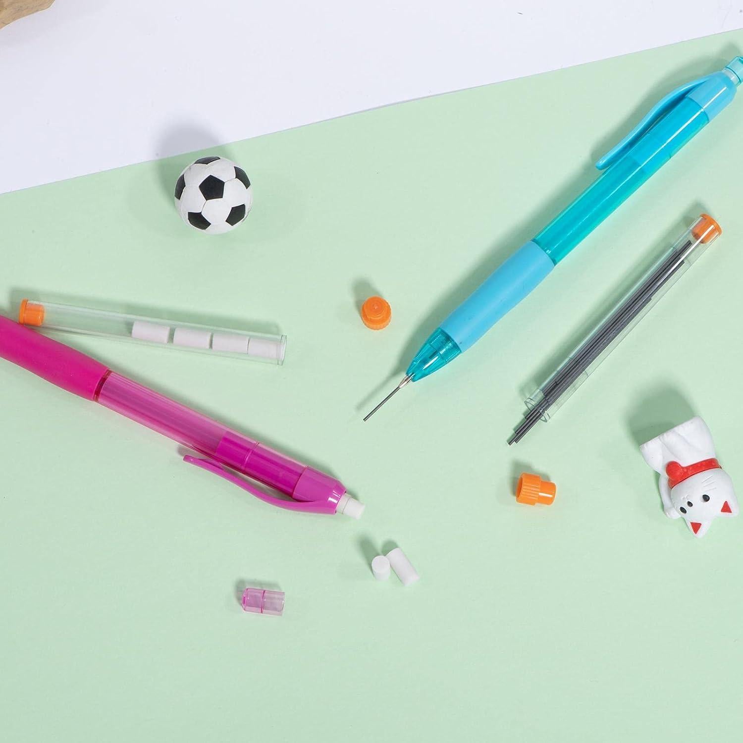 Lápiz Mecánico AIHAO 0.9mm, 12 Piezas, Agarre Ergonómico