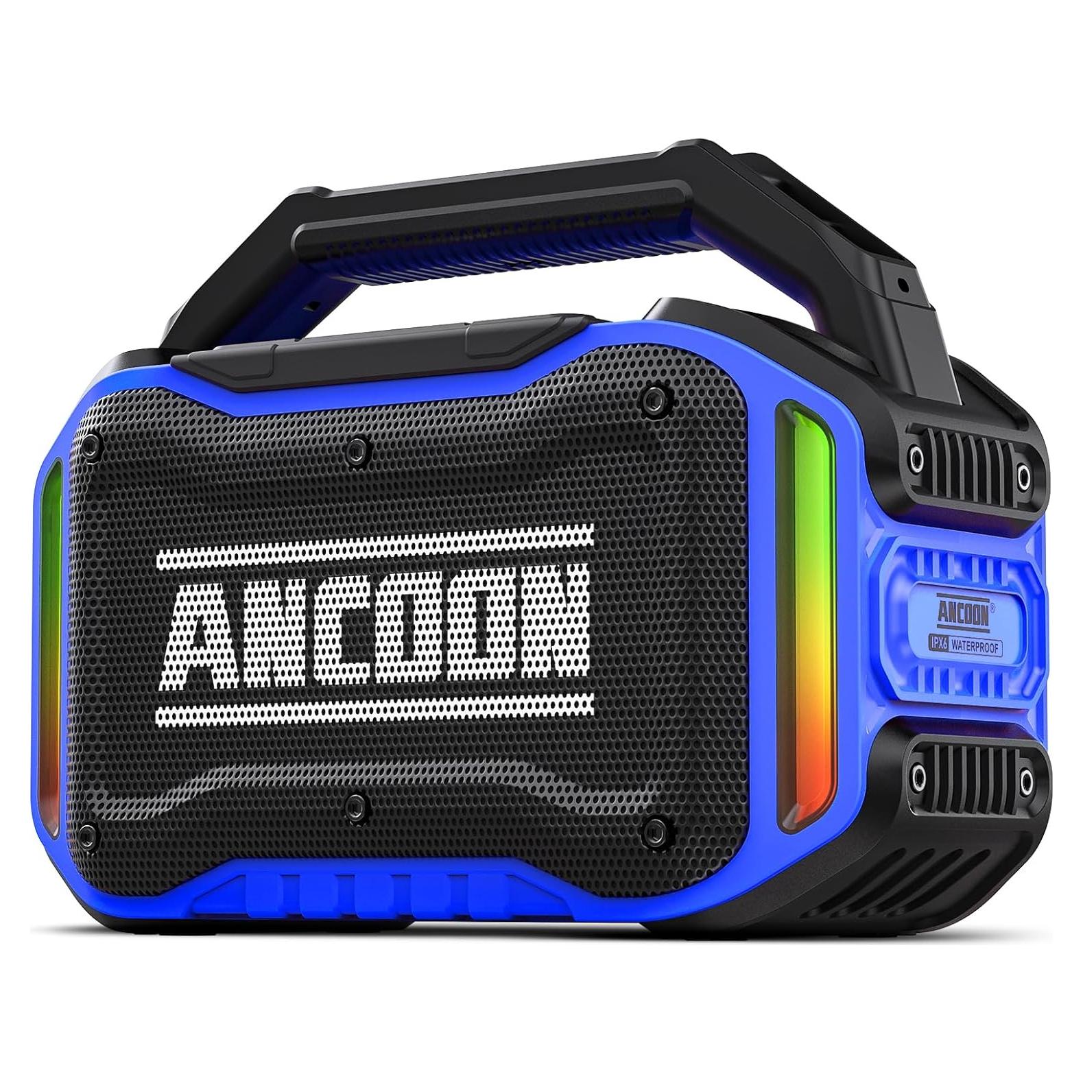 Altavoz Bluetooth ANCOON S01 80W Impermeable 20H Azul