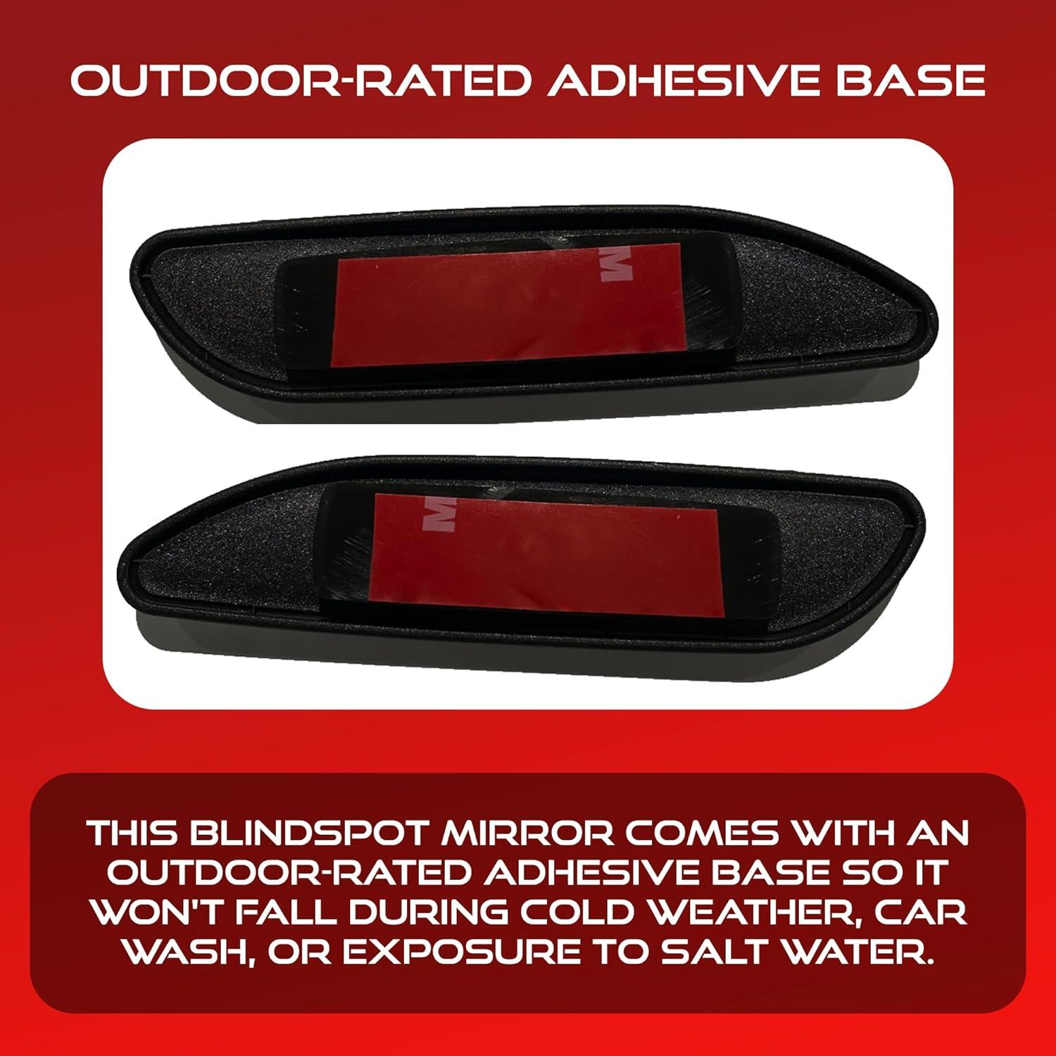 Espejo Convexo Utopicar para Coche - Punto Ciego Ajustable 13.34 cm