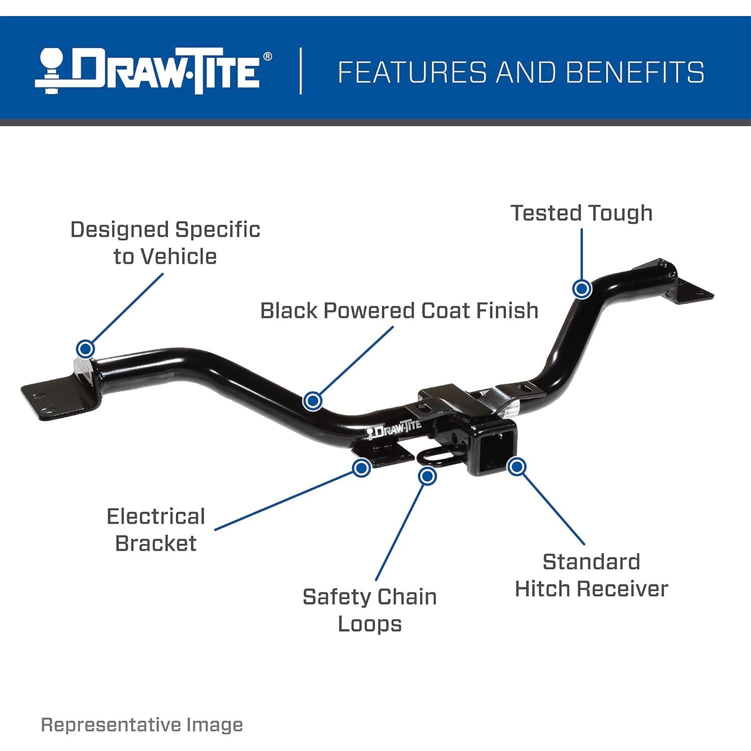 Enganche de Remolque Draw-Tite 75776 Clase III para Hyundai Santa Fe