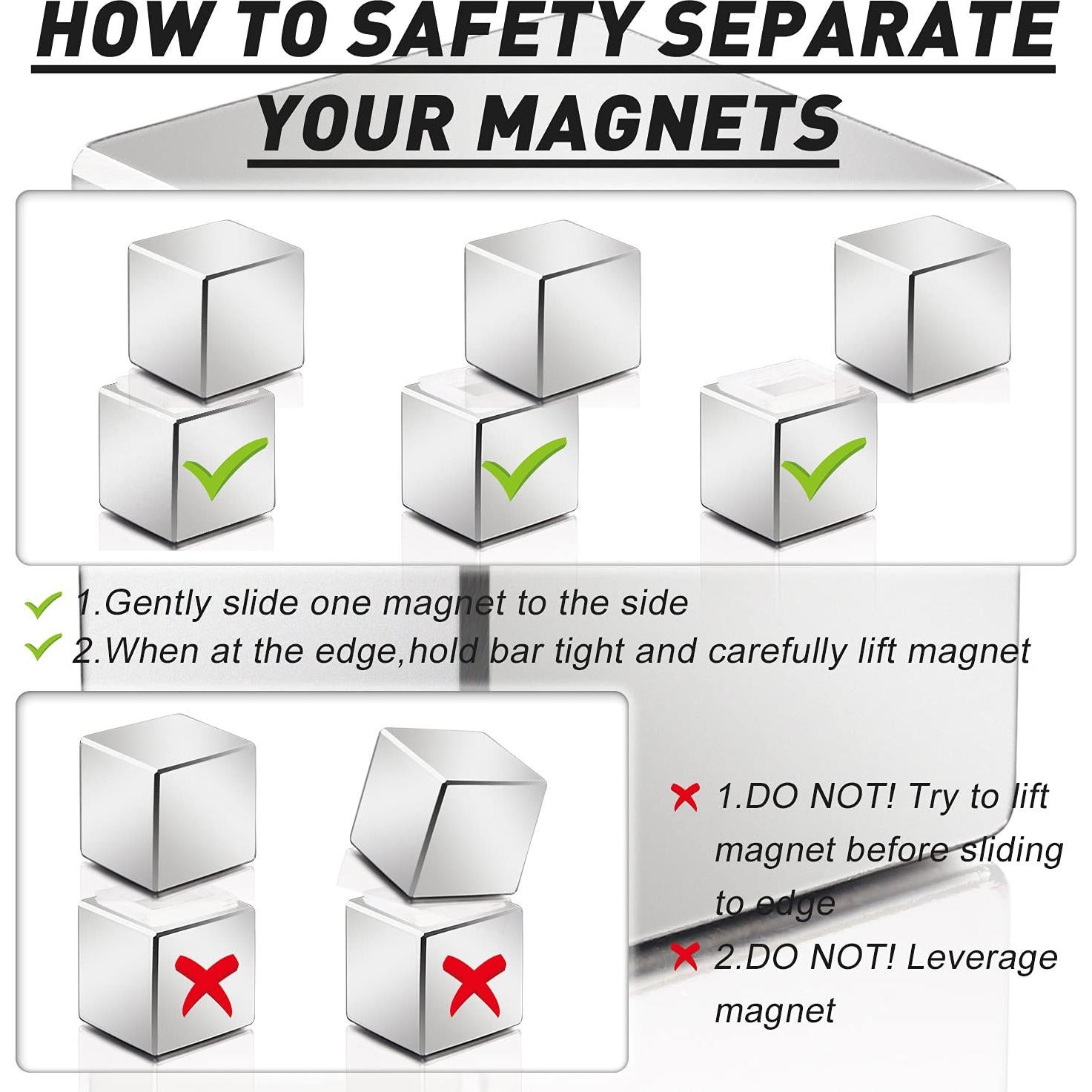 Imán de Neodimio MIKEDE 25x25x25mm Super Fuerte