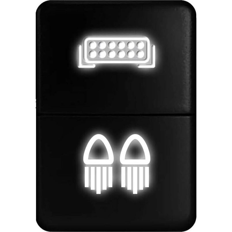 Interruptor de Luz Toyota - Doble Función Azul-Blanco
