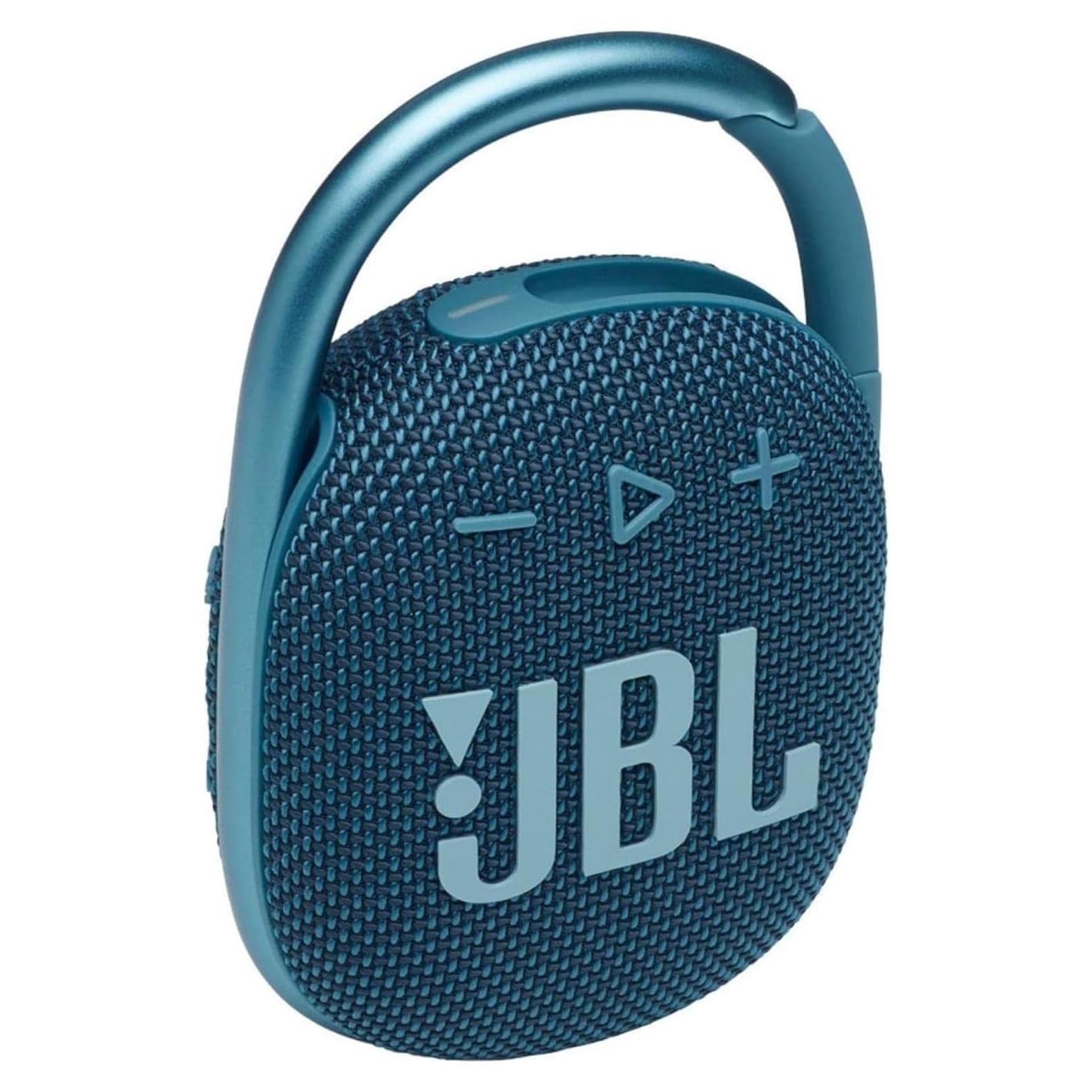 Altavoz Bluetooth JBL Clip 4 - Impermeable, 10 horas, Azul