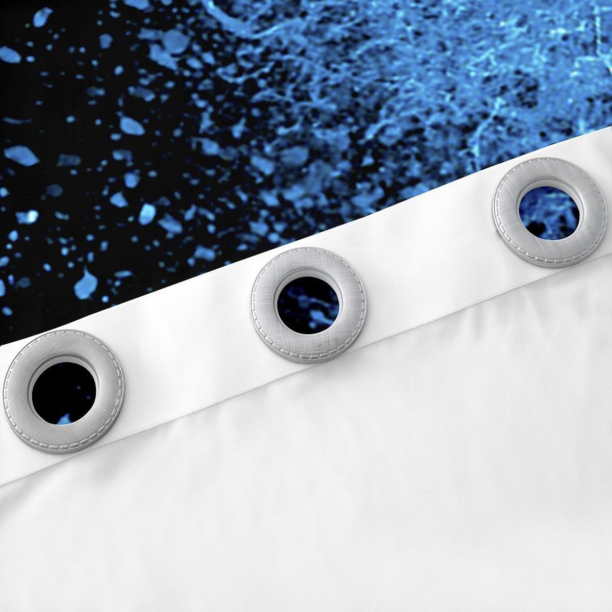 Cortinas Feelyou 96.5x114.3 cm Azul 2 Paneles Modernas Aislantes