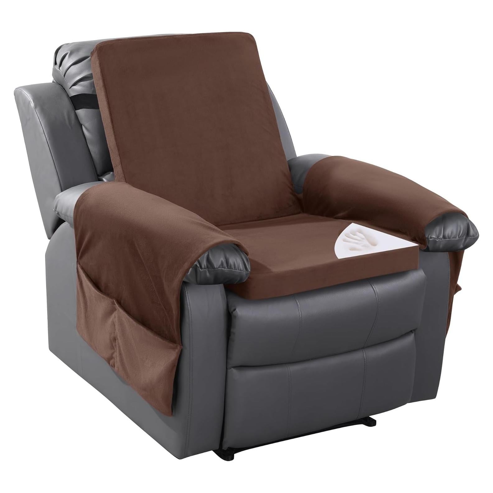 Cojín Reclinable HOMBYS con Soporte Lumbar y Funda