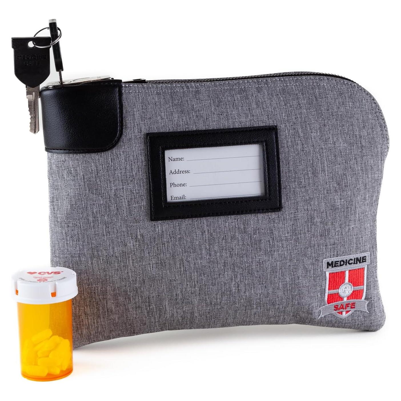 Bolsa de Viaje para Medicamentos Alta Seguridad 20x28 cm