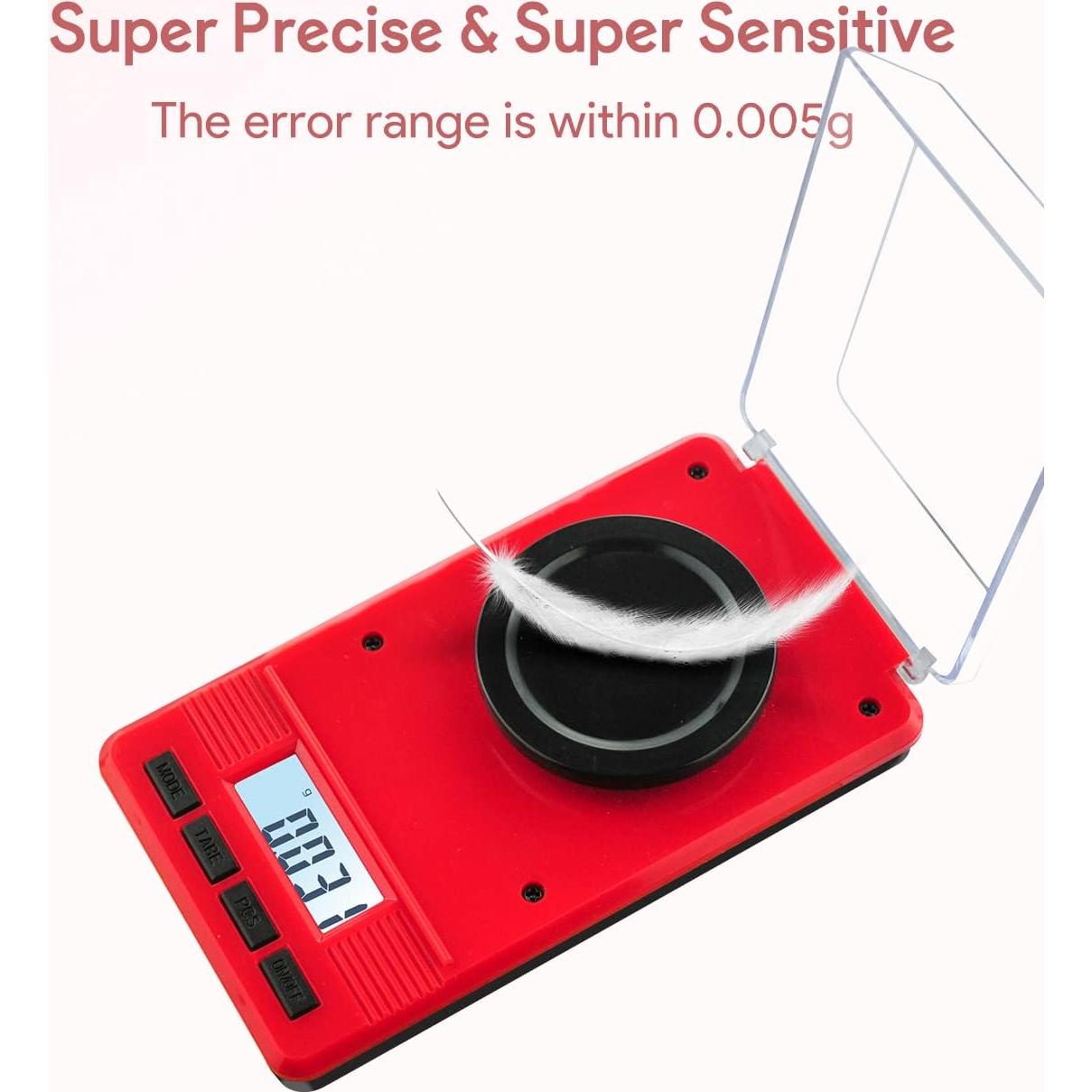 Báscula Digital ZENCRO 50g/0.001g Alta Precisión