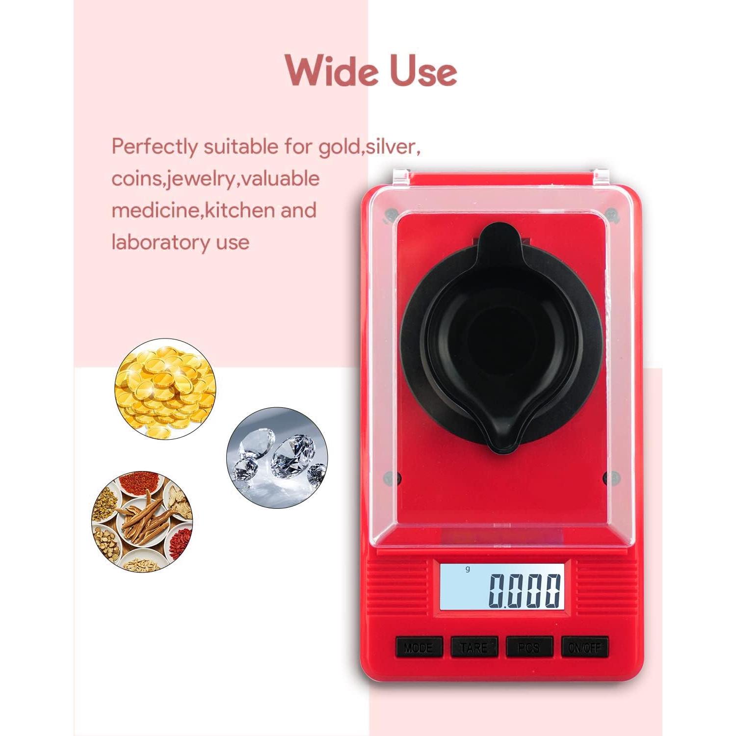 Báscula Digital ZENCRO 50g/0.001g Alta Precisión