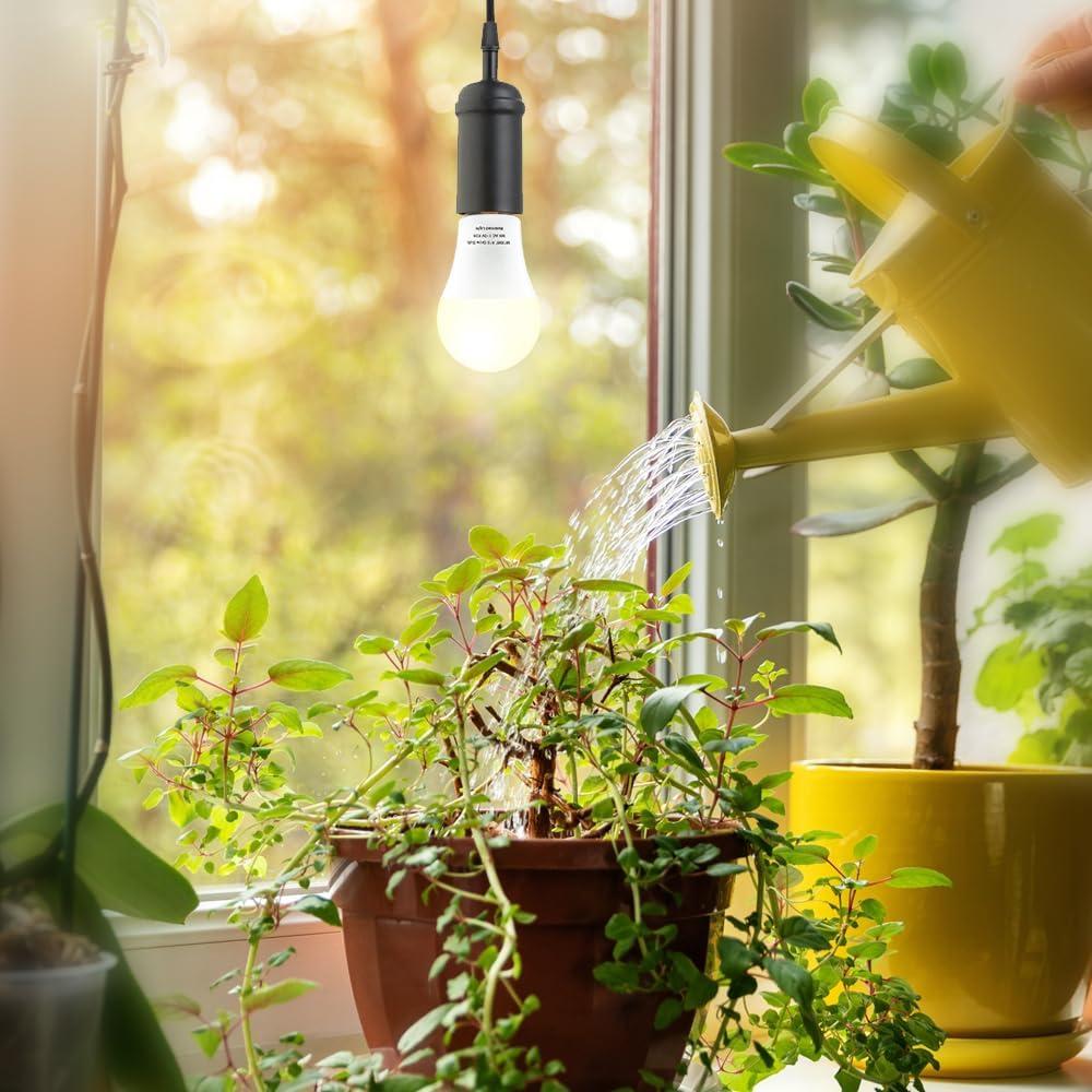 Paquete de 2 bombillas LED A19 mfxmf 9W Espectro Completo