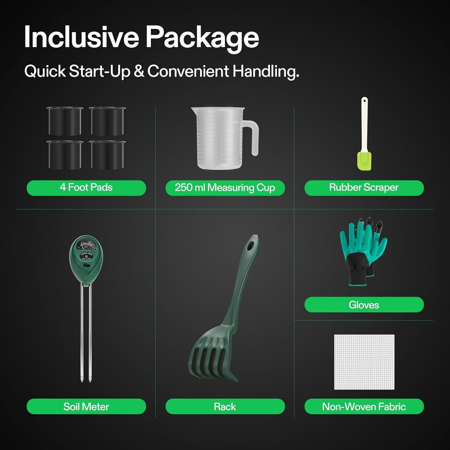 Contenedor de Compostaje de Lombrices VIVOSUN 30L 3 Capas