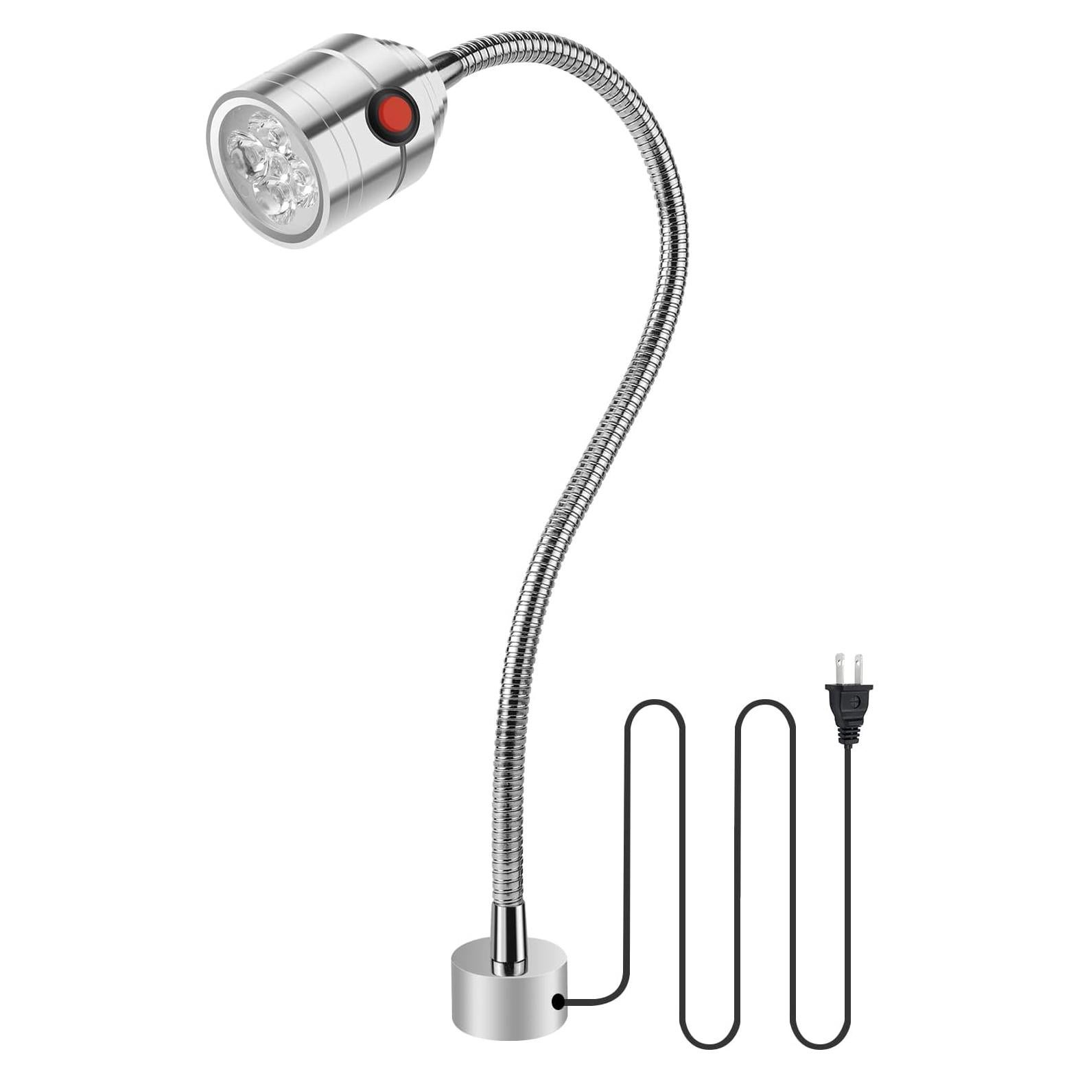 Luz de Trabajo LED Magnética Deeffe 5W Cuello de Cisne 550 Lúmenes