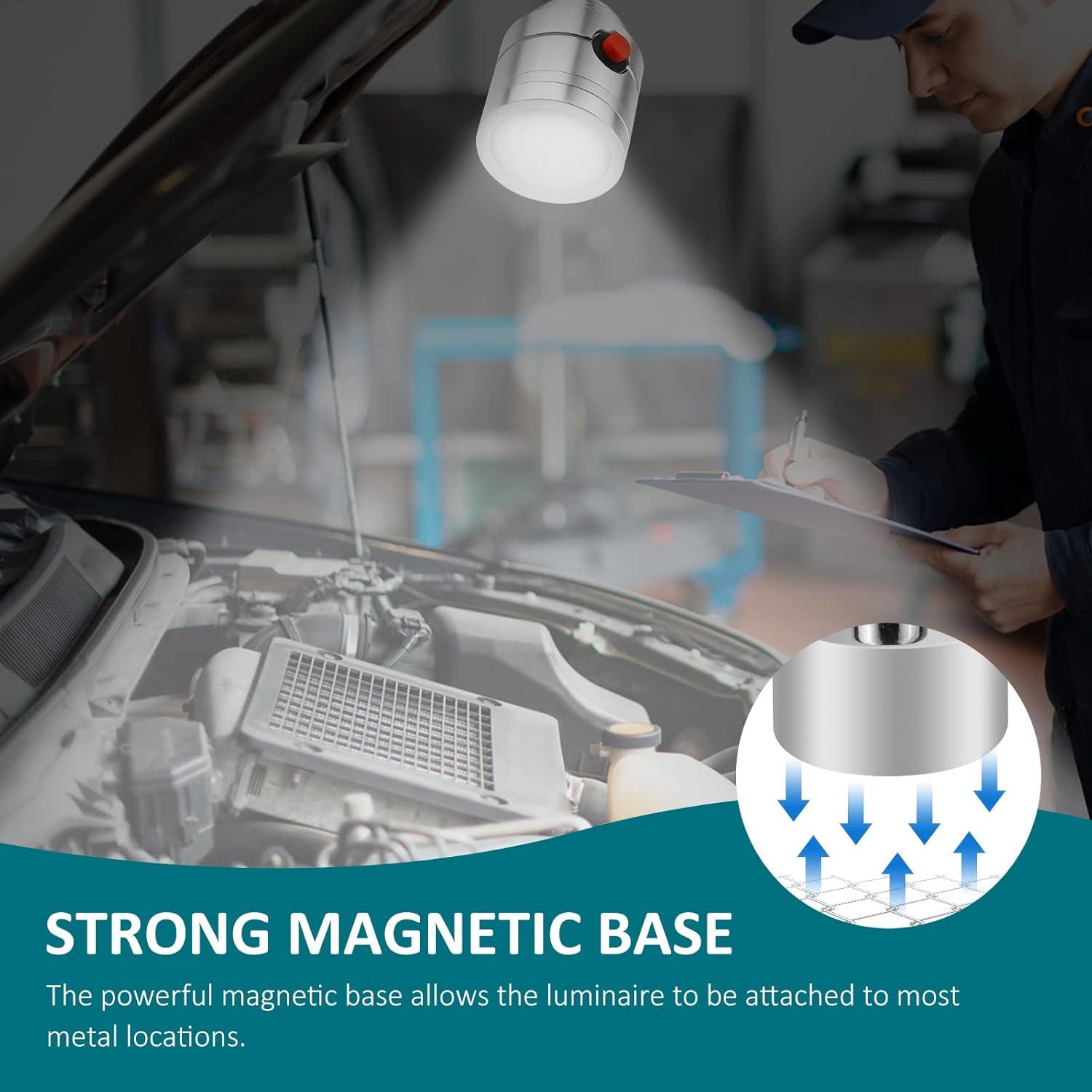 Luz de Trabajo LED Magnética Deeffe 5W Cuello de Cisne 550 Lúmenes