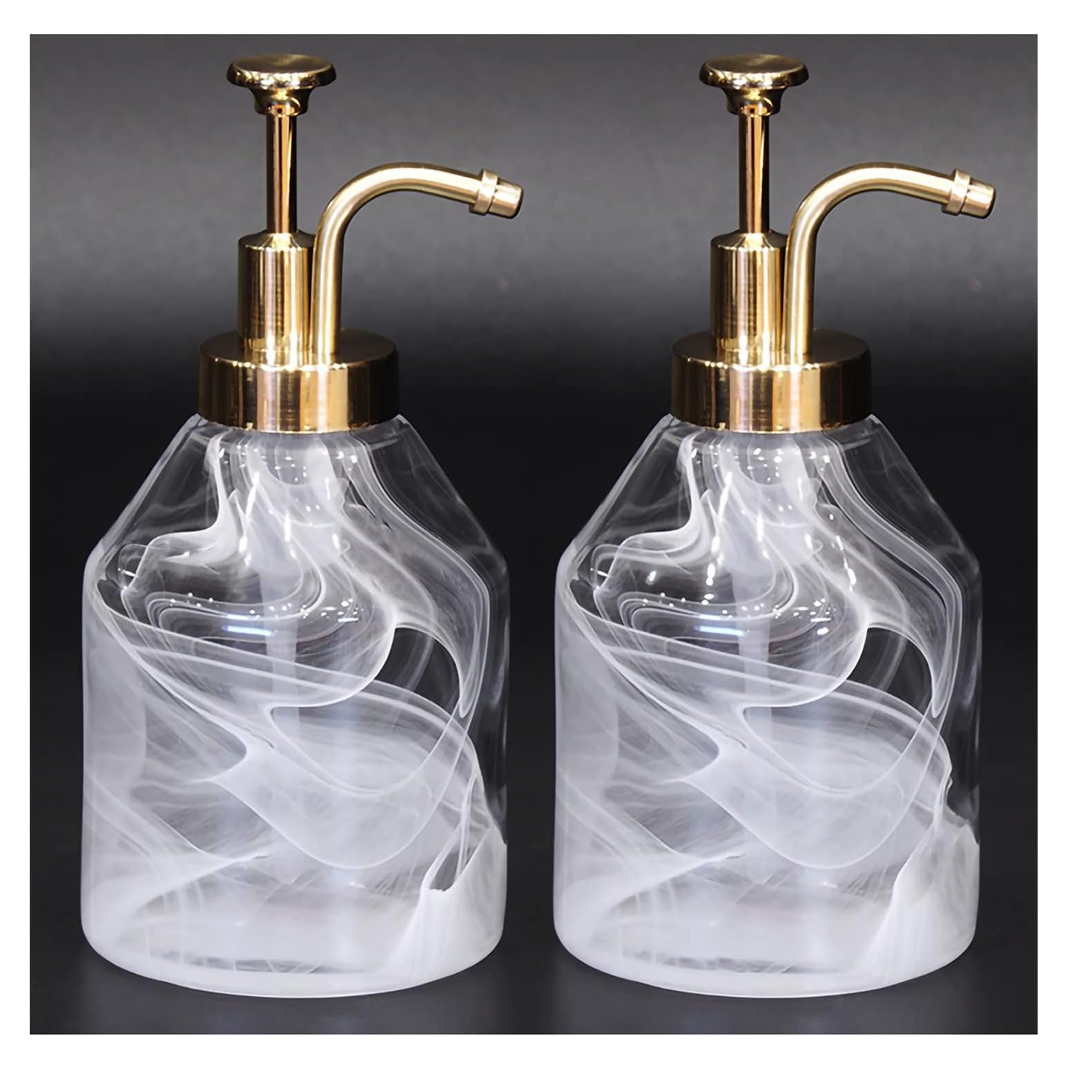 Juego de dispensadores de jabón Suanti 2 piezas vidrio 375ml