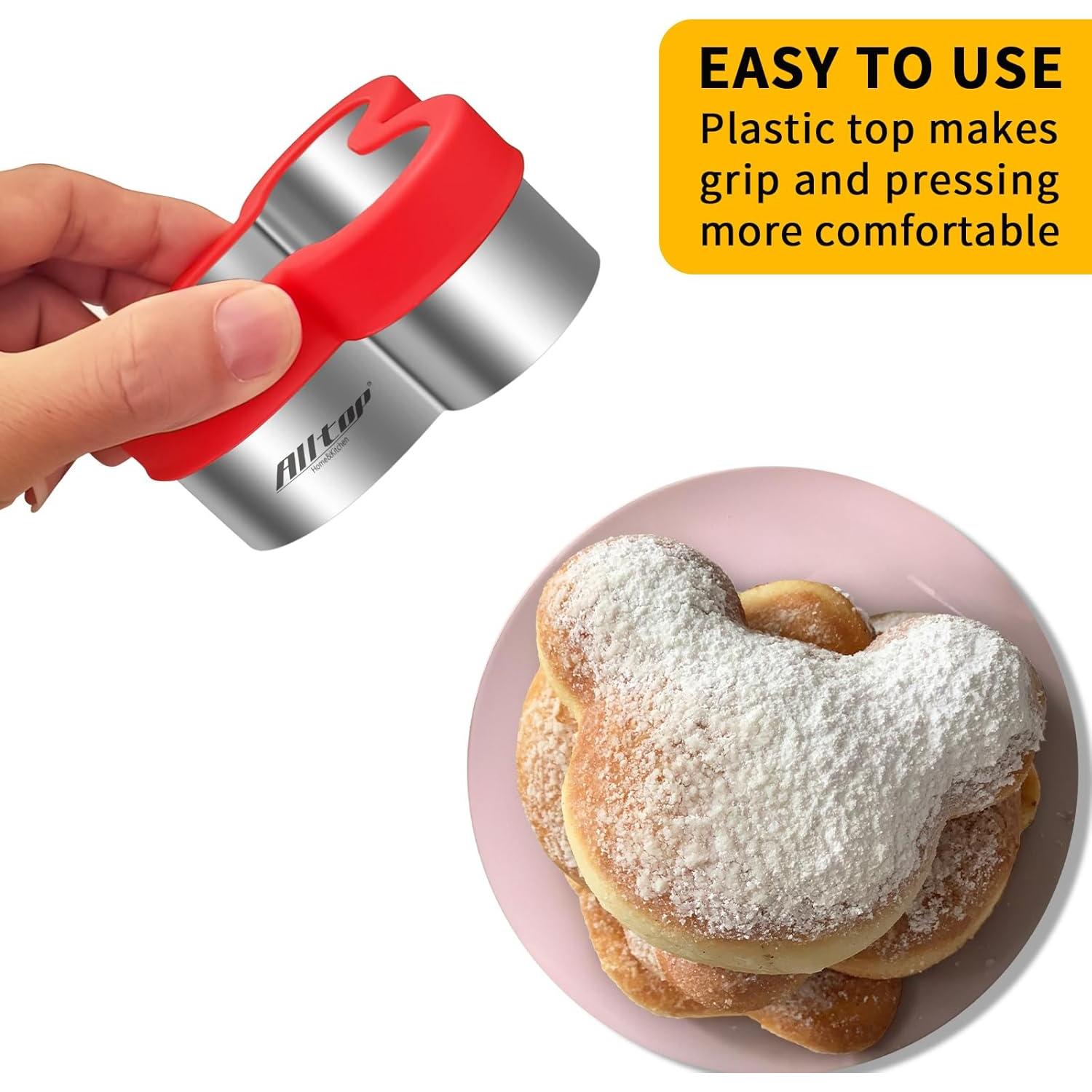 Cortadores de Galletas ALLTOP en Forma de Ratón - Acero Inoxidable