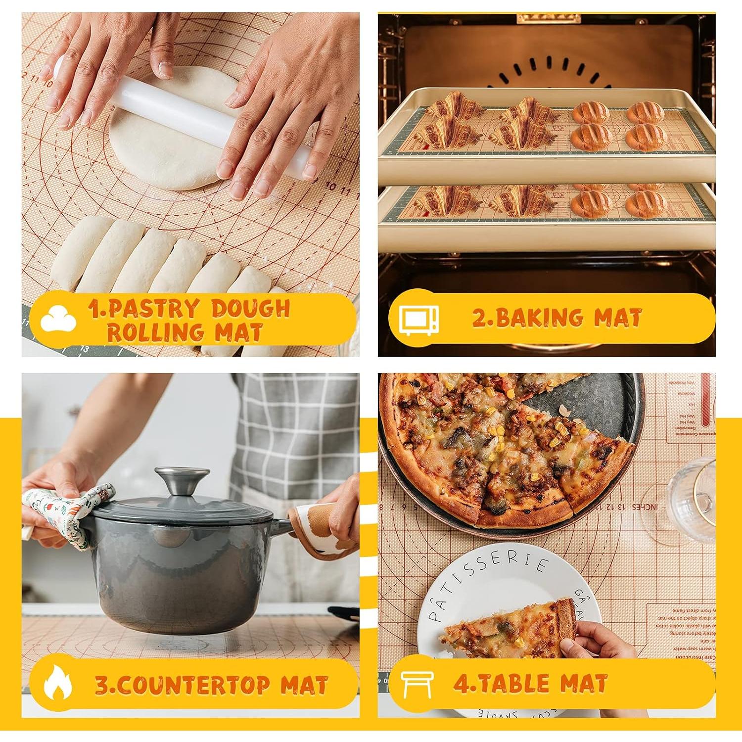 Alfombrilla de Silicona Antiadherente Katbite 66x41 cm