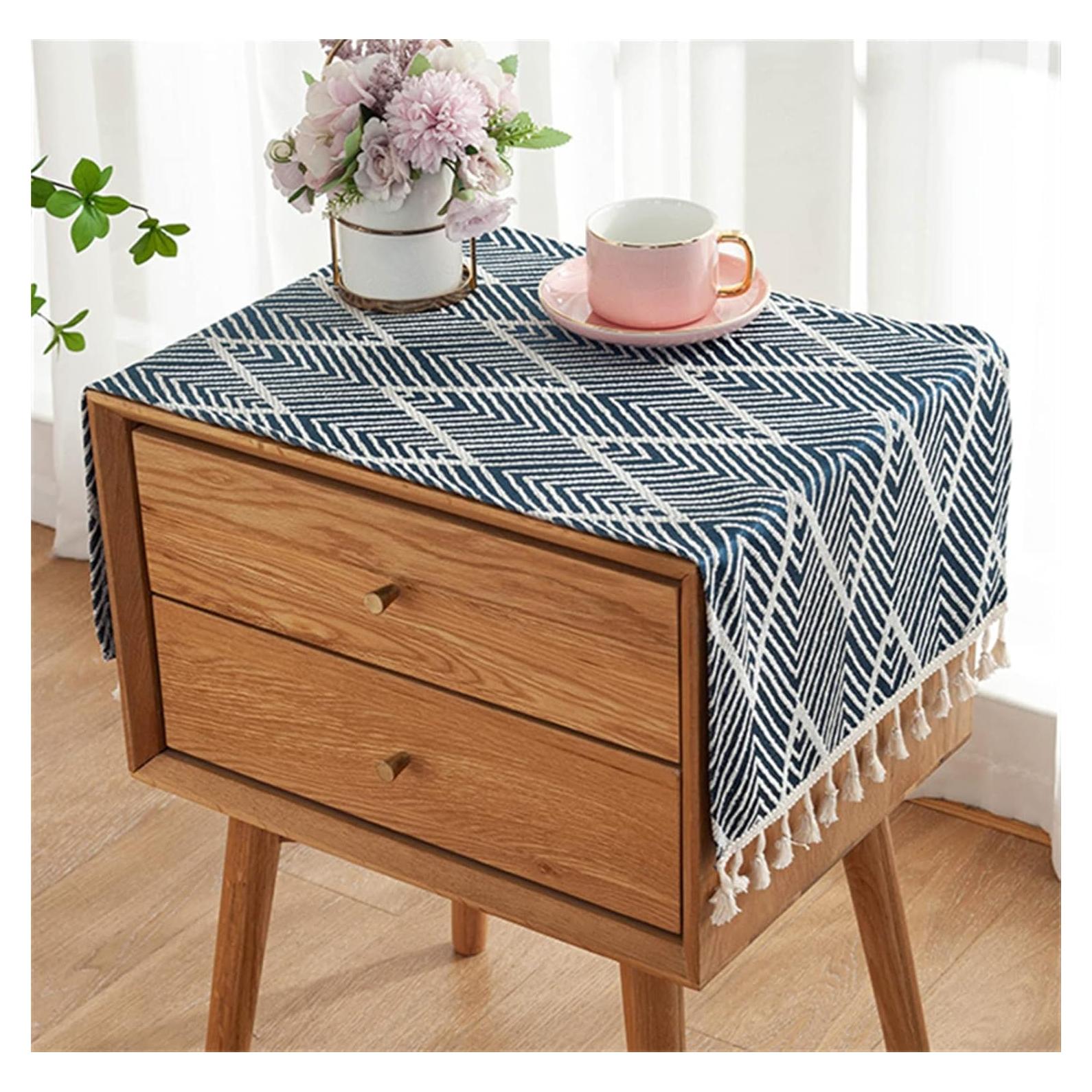 Cubierta de Tela Rectangular Utobanh 90x40 cm Azul Geométrico