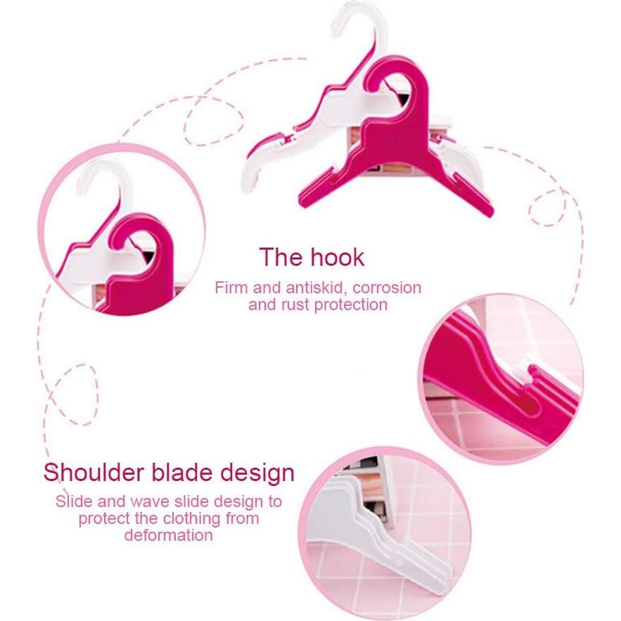 Perchas para Ropa de Mascotas Symphonyw 10 Piezas Antideslizantes