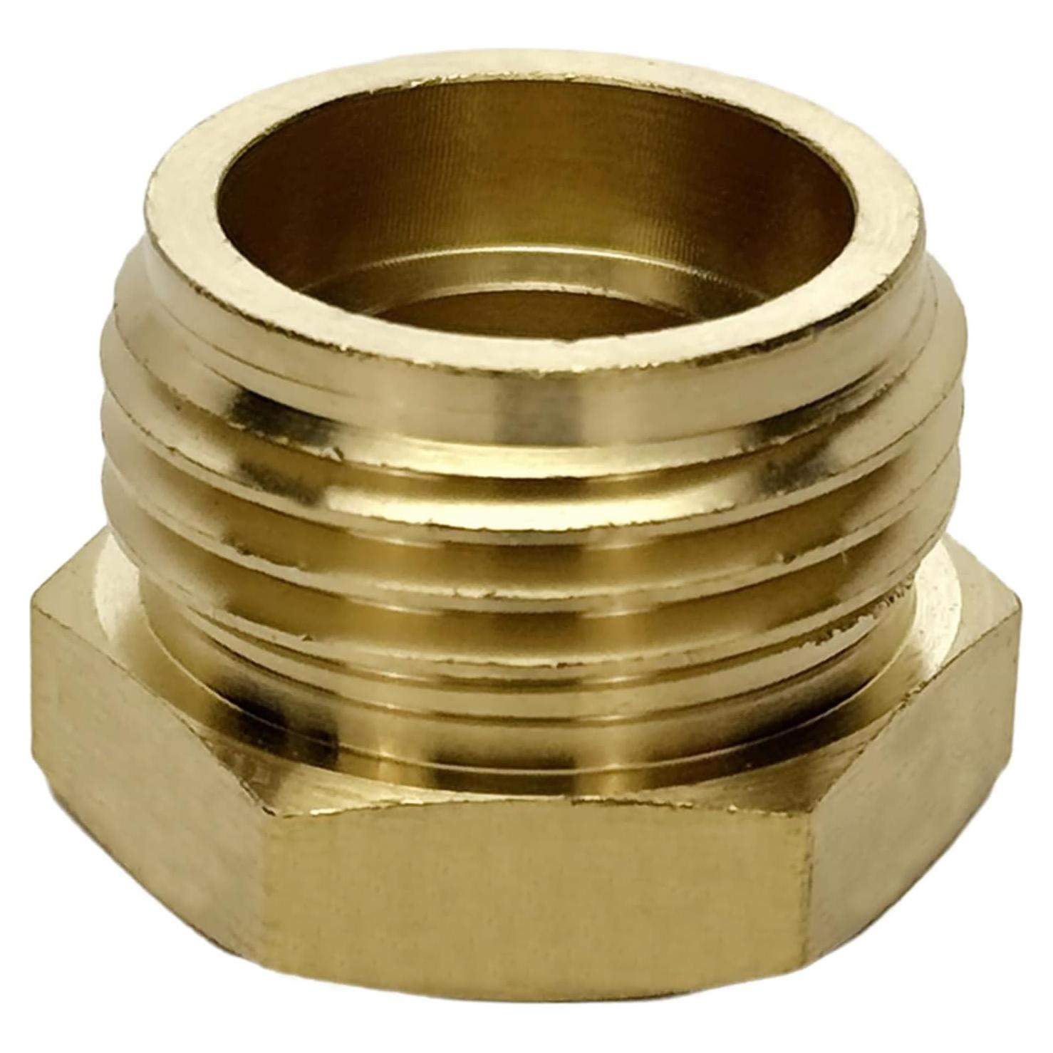 Adaptador de Manguera de Jardín XNTONG G1/2 a GHT 3/4 Latón