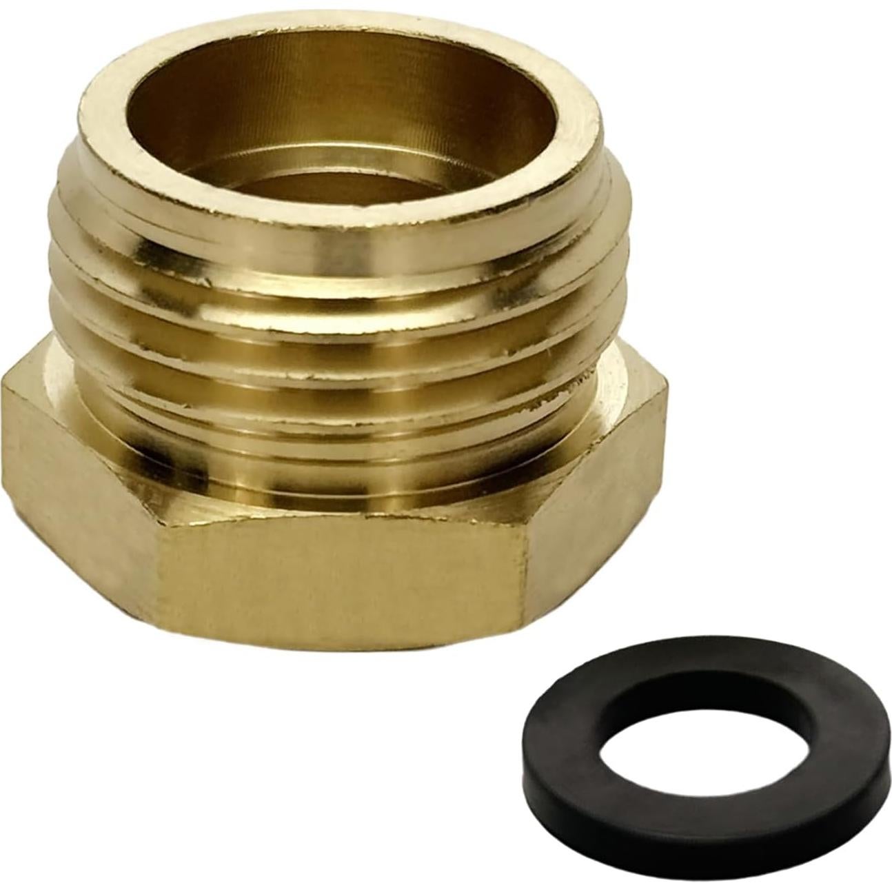 Adaptador de Manguera de Jardín XNTONG G1/2 a GHT 3/4 Latón