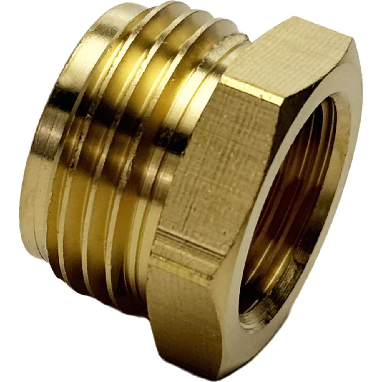 Adaptador de Manguera de Jardín XNTONG G1/2 a GHT 3/4 Latón