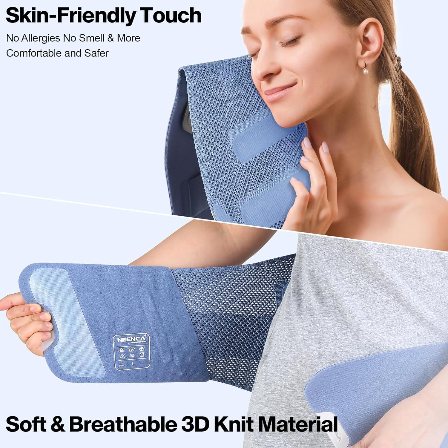 Faja de Soporte Lumbar NEENCA Ajustable para Alivio Espalda