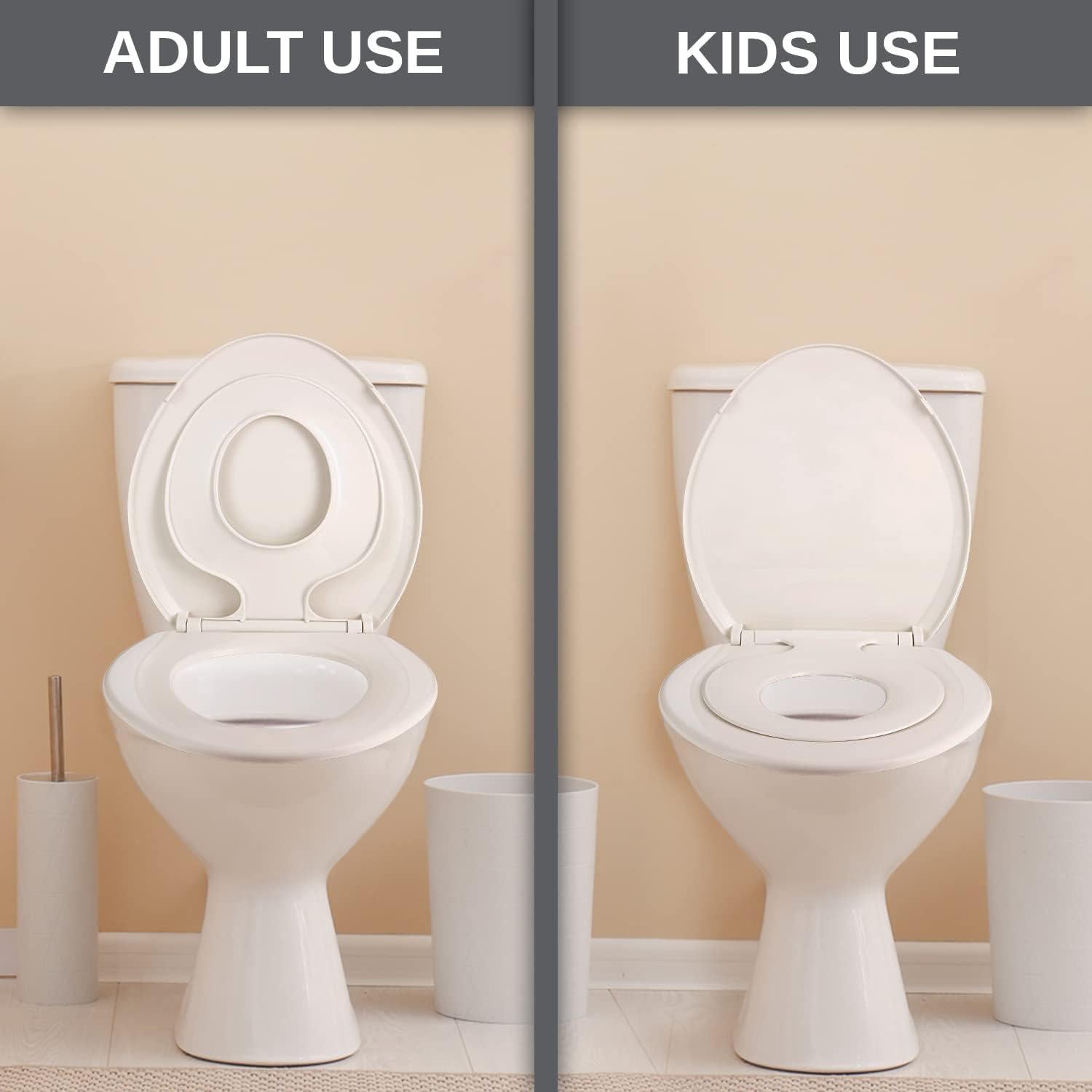 Asiento de Entrenamiento UMIEN 2 en 1 para Baño Redondo