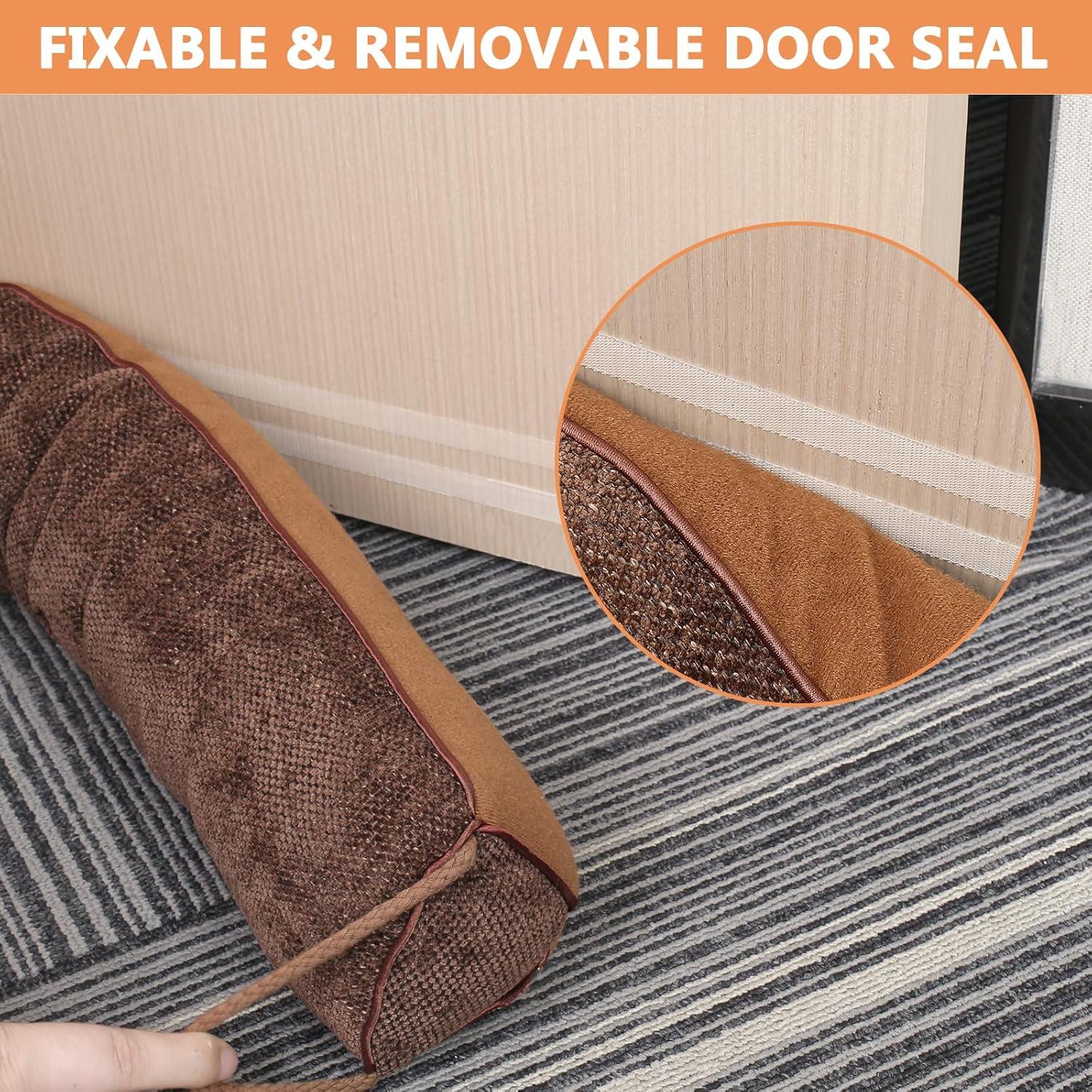 Tope de Puerta Triangular WochiTV 81.28 cm Aislamiento Acústico Marrón