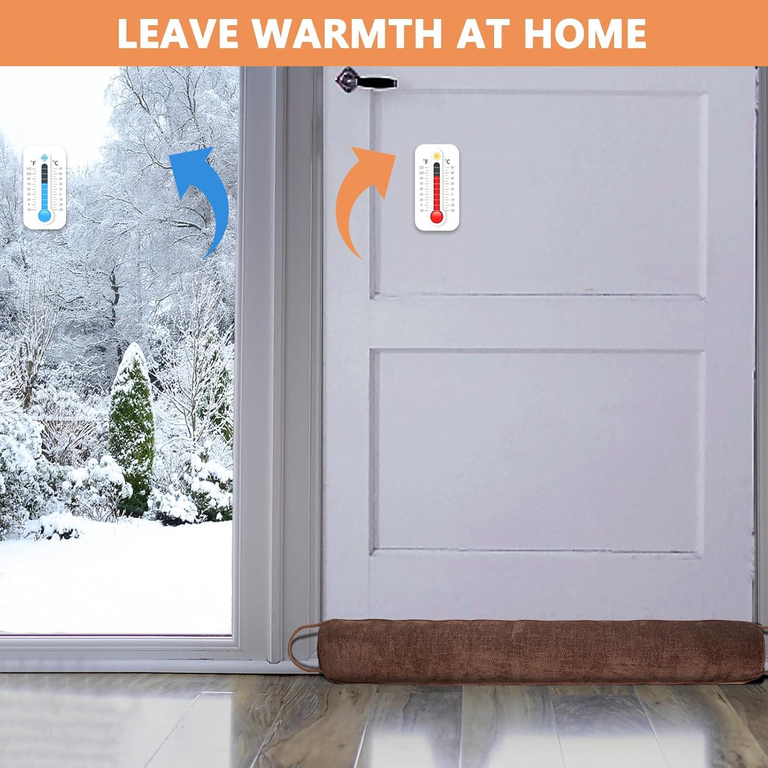 Tope de Puerta Triangular WochiTV 81.28 cm Aislamiento Acústico Marrón