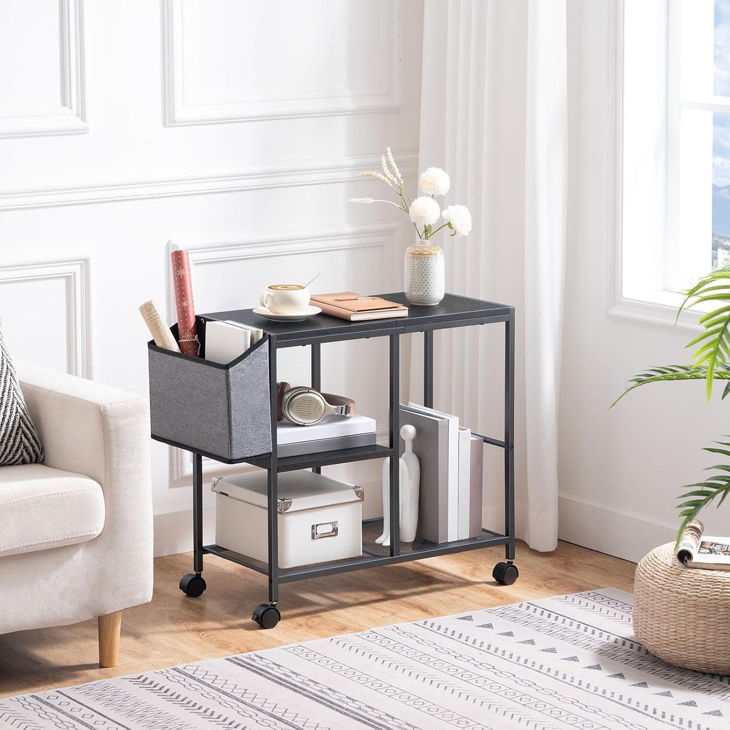 Soporte para Impresora Móvil MAHANCRIS 3 Niveles Negro