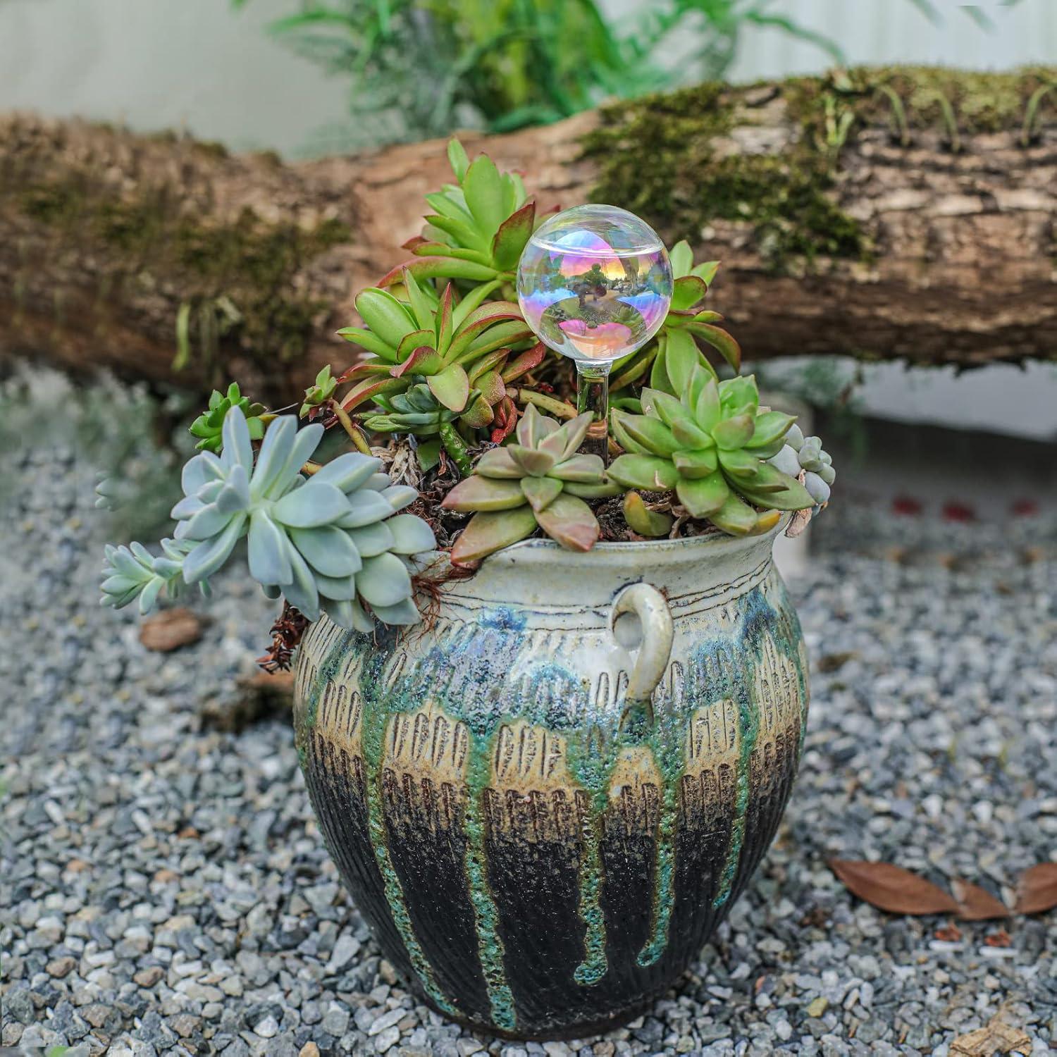 3 Esferas de Riego Automáticas de Vidrio zHzHGuo 110ml