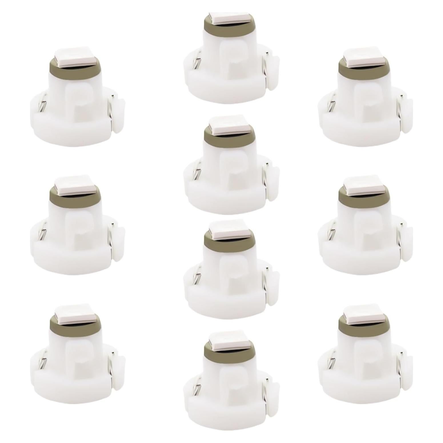 Bombilla LED T3 Neo Wedge WLJH 10x Azul 12V 150 Lúmenes