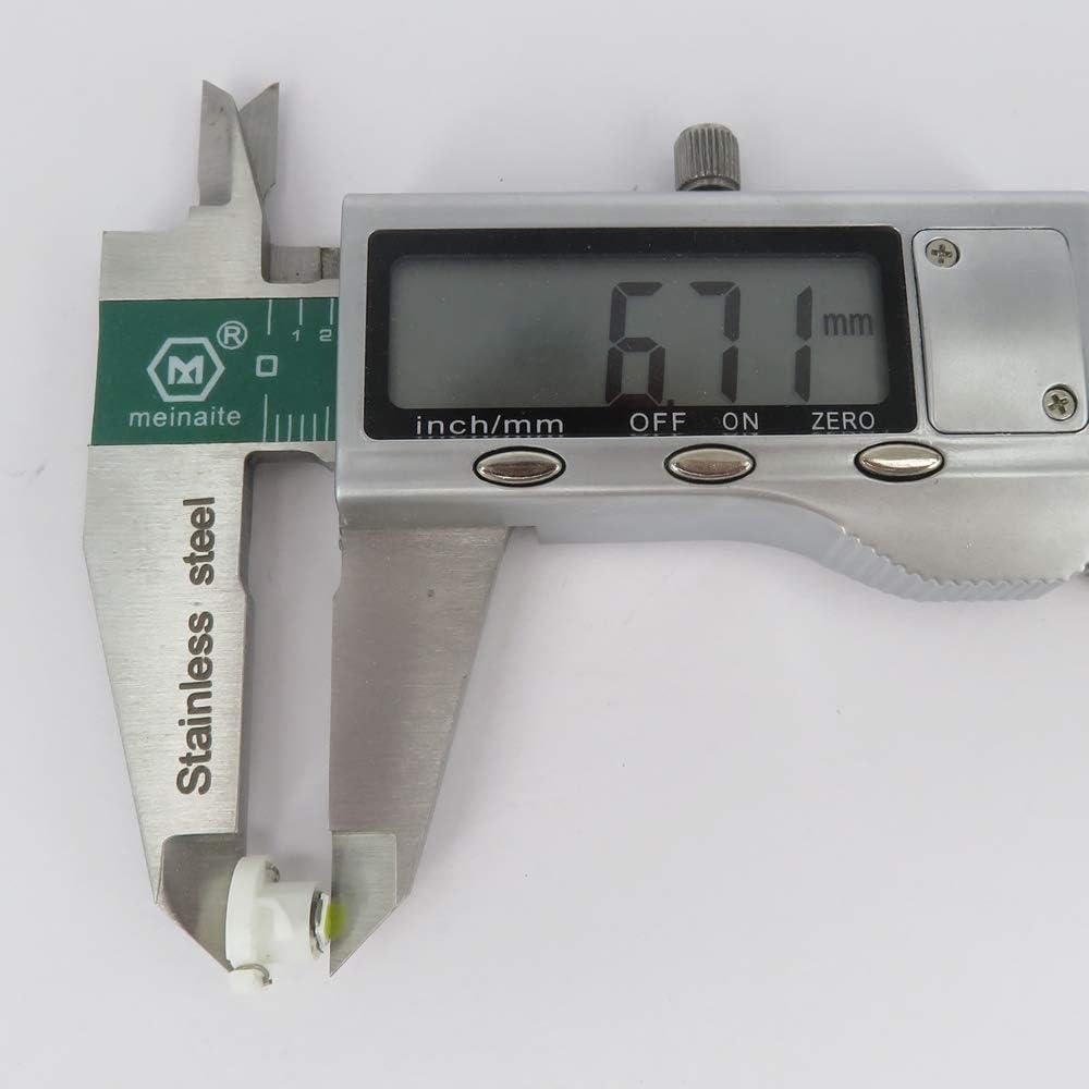 Bombilla LED T3 Neo Wedge WLJH 10x Azul 12V 150 Lúmenes