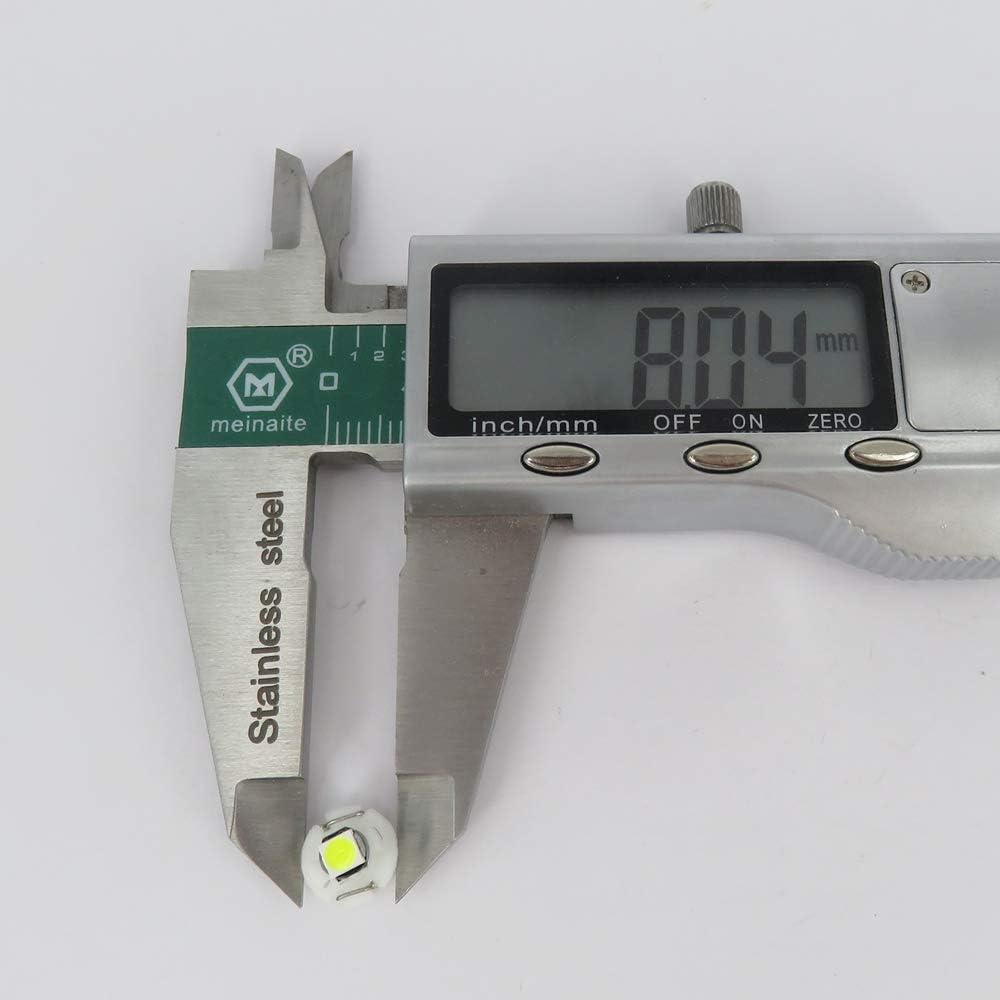 Bombilla LED T3 Neo Wedge WLJH 10x Azul 12V 150 Lúmenes