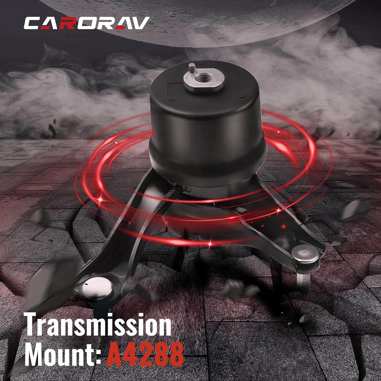 Juego de 4 Soportes de Motor CARORAV para Toyota Camry 2.4L 2007-2011