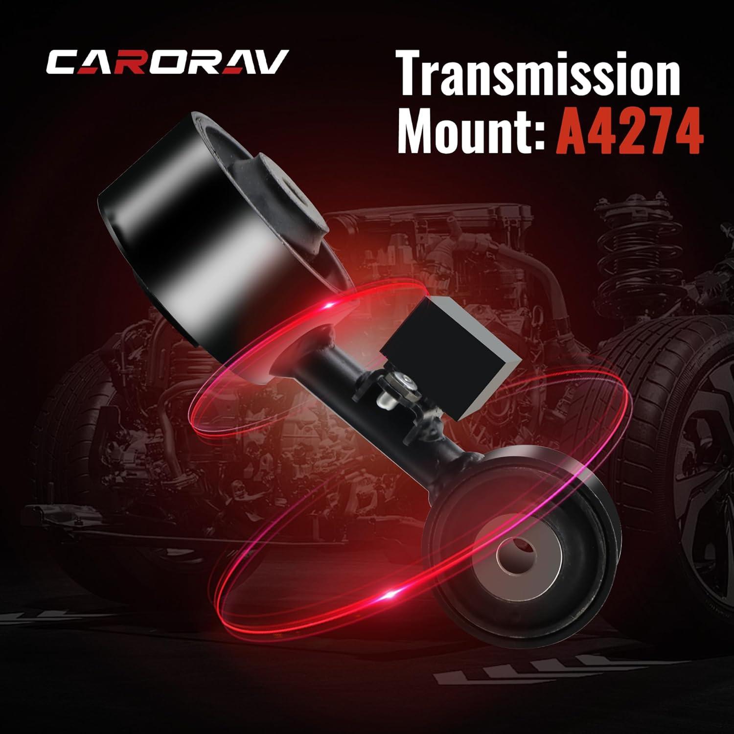 Juego de 4 Soportes de Motor CARORAV para Toyota Camry 2.4L 2007-2011