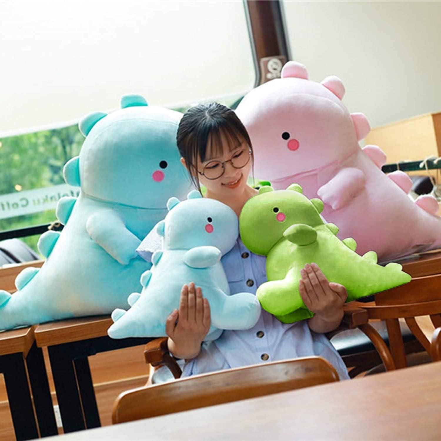 Dinosaurio de Peluche Verde Vhyhcy 30 cm Suave y Seguro