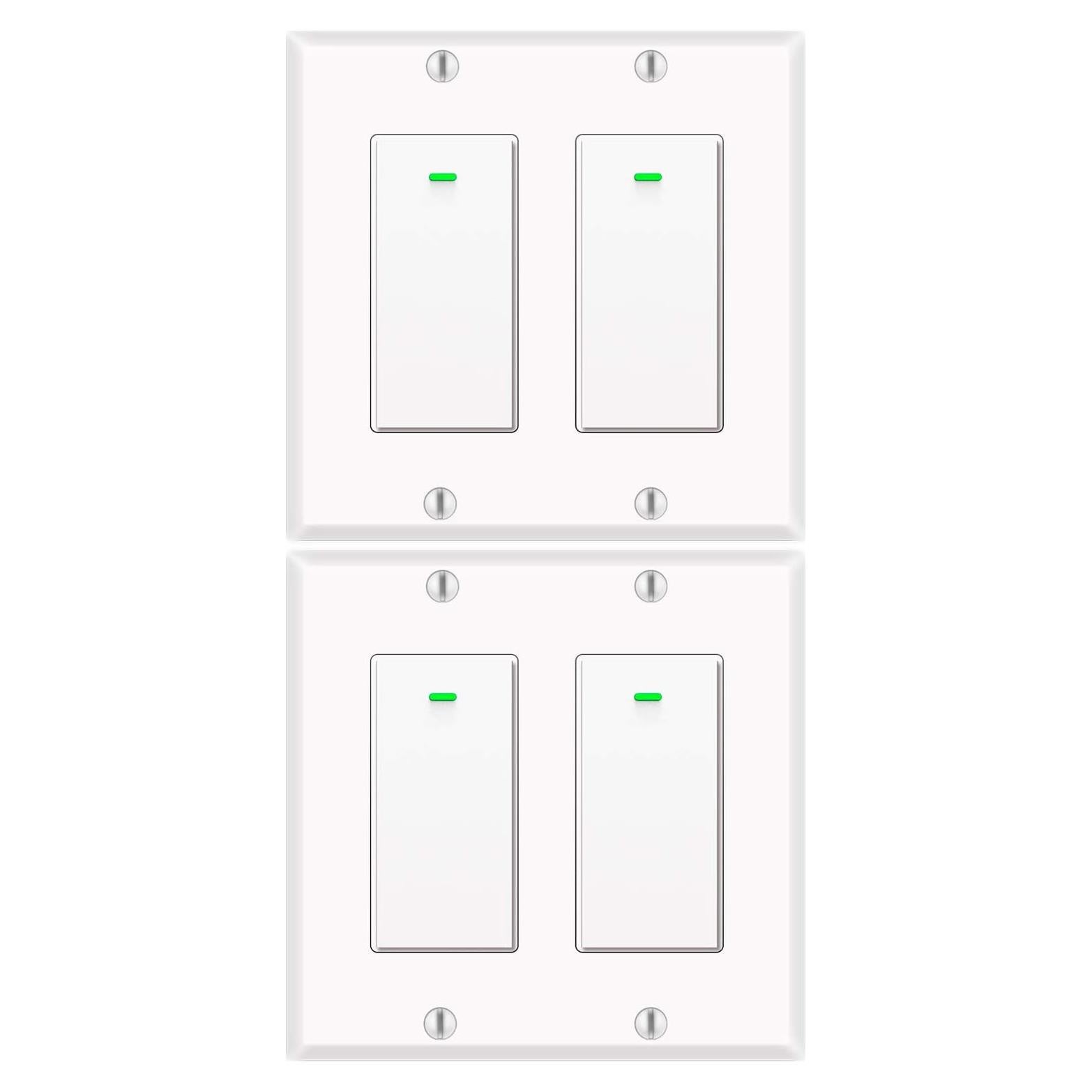 Interruptor de Luz Inteligente Bekca 4Pack Control Remoto