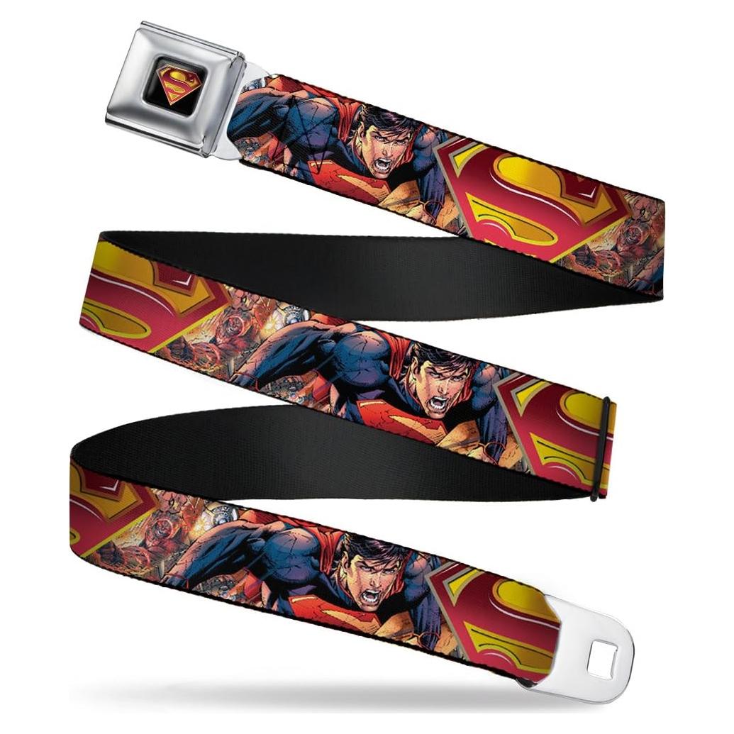 Cinturón de Seguridad Buckle-Down Superman 1.5" Ajustable